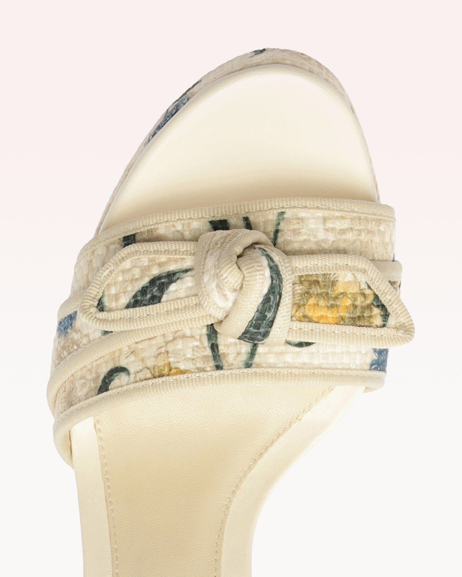 Grossgrain Raffia Platform 120 Laguna Sandals R/26