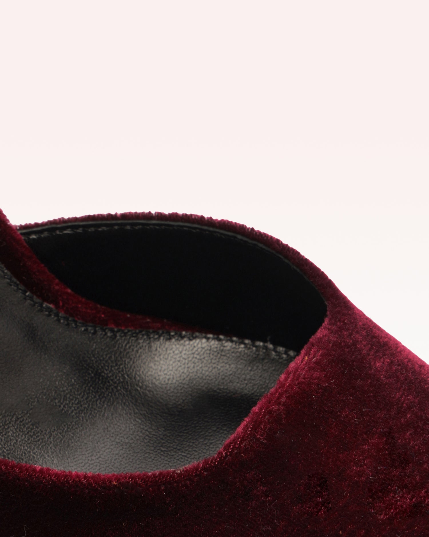 Vita Platform 120 Velvet Burgundy Pumps R/26