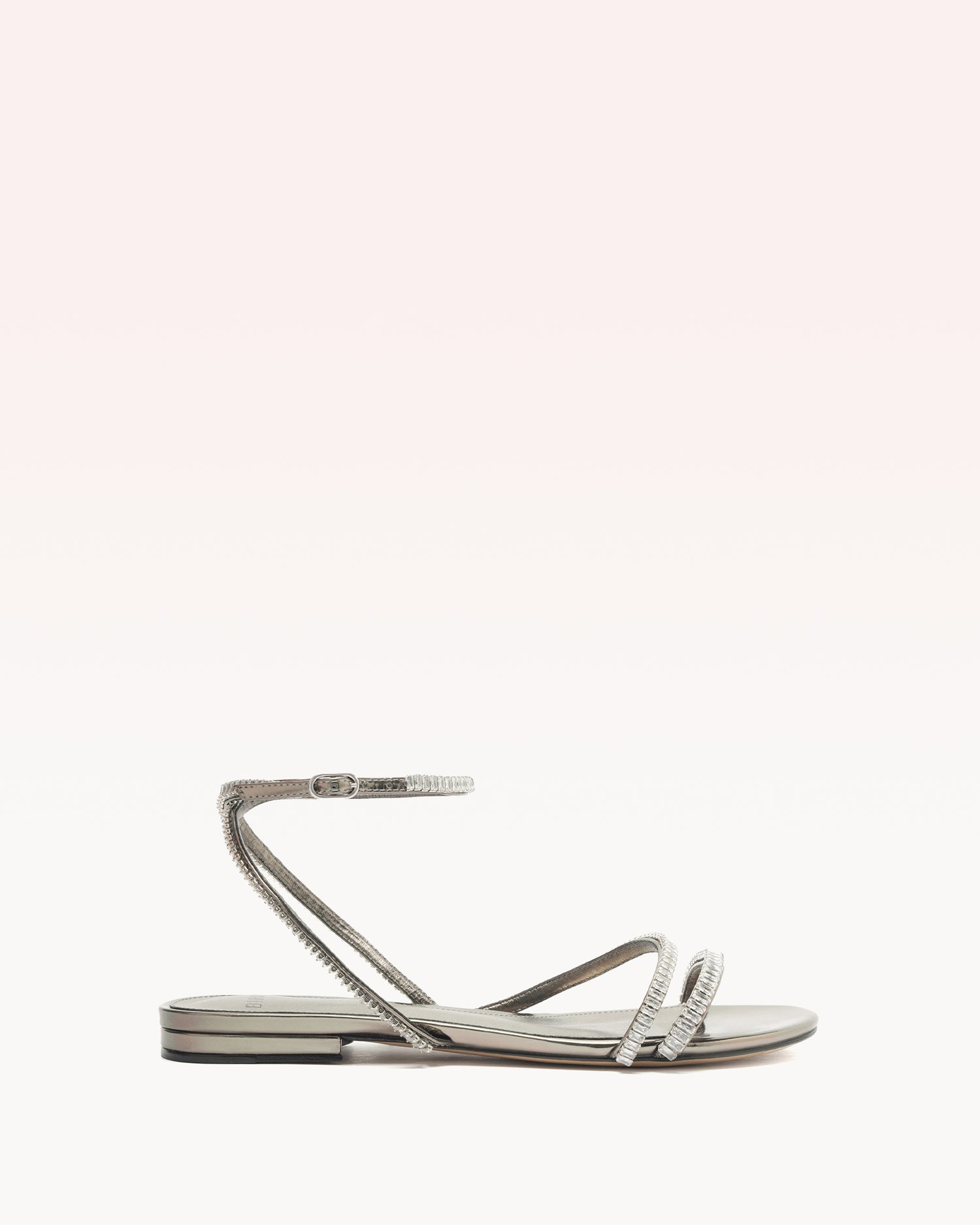 Leah Zircone Flats R/25 35 Pewter Baby Specchio