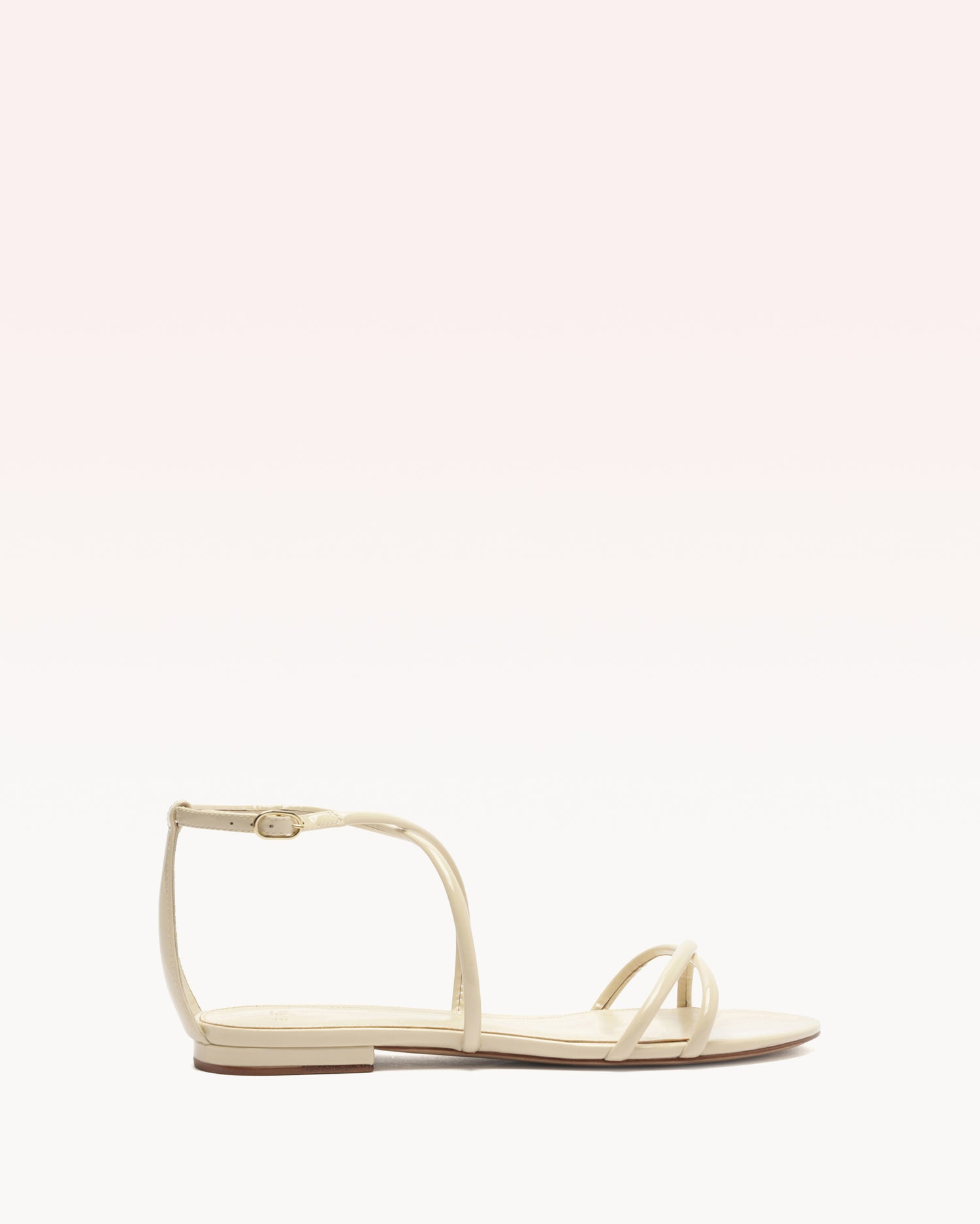 Lory Flat Eggshell Flats P/25 35 Eggshell New Patent Leather/Nappa Ki