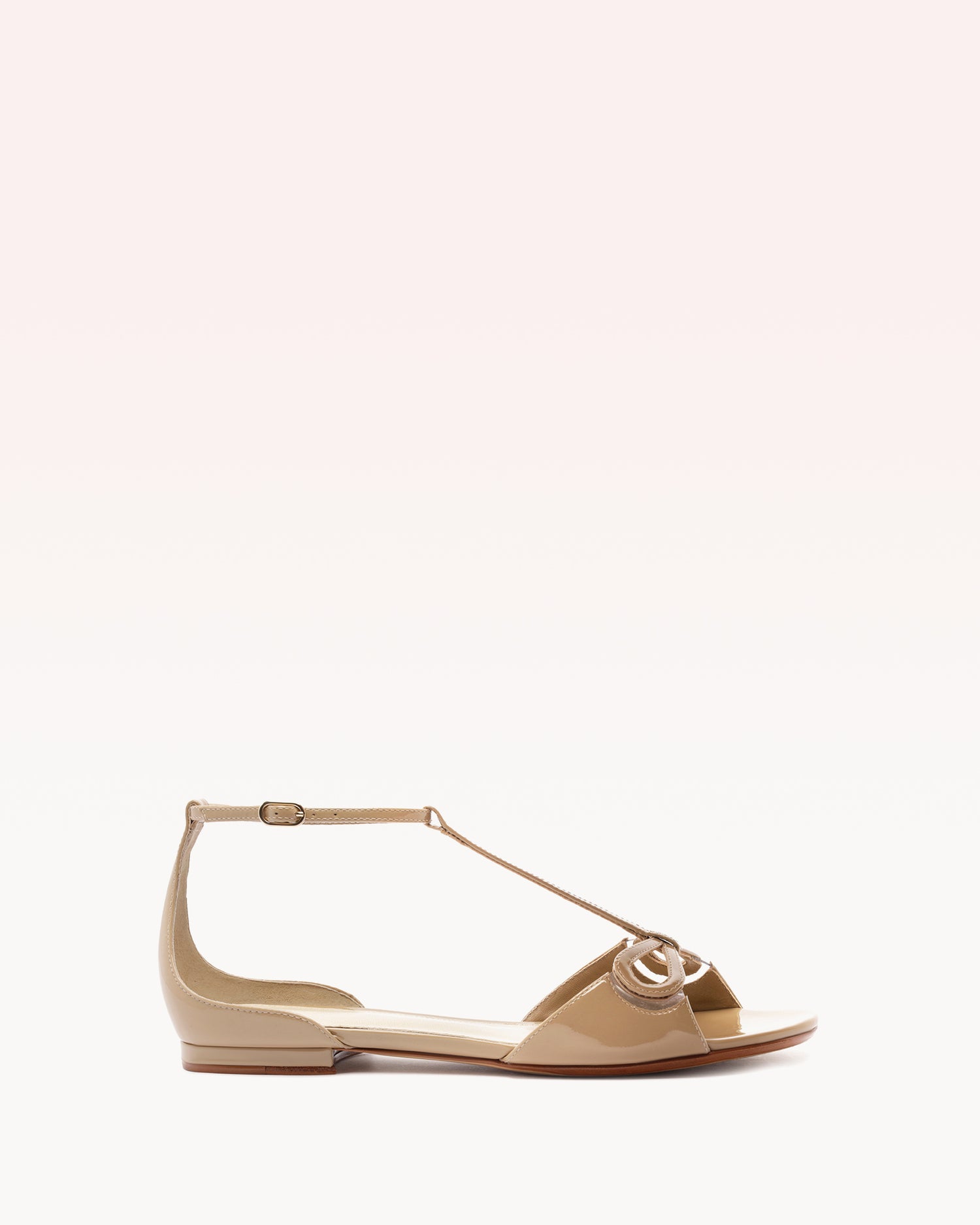 Malu Flat Semolina 35 Semolina Patent Leather