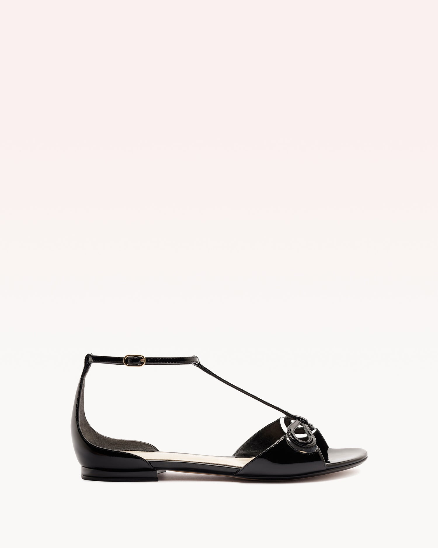 Malu Flat Black 35 Black Patent Leather