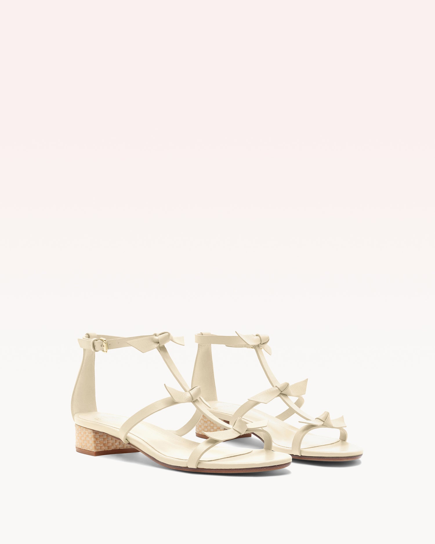 Slim Lolita Raffia 30 Shell Sandals R/26