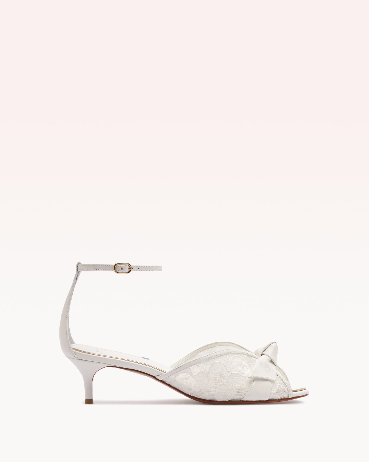 Clarita Bloom Lace 50 35 White Leather