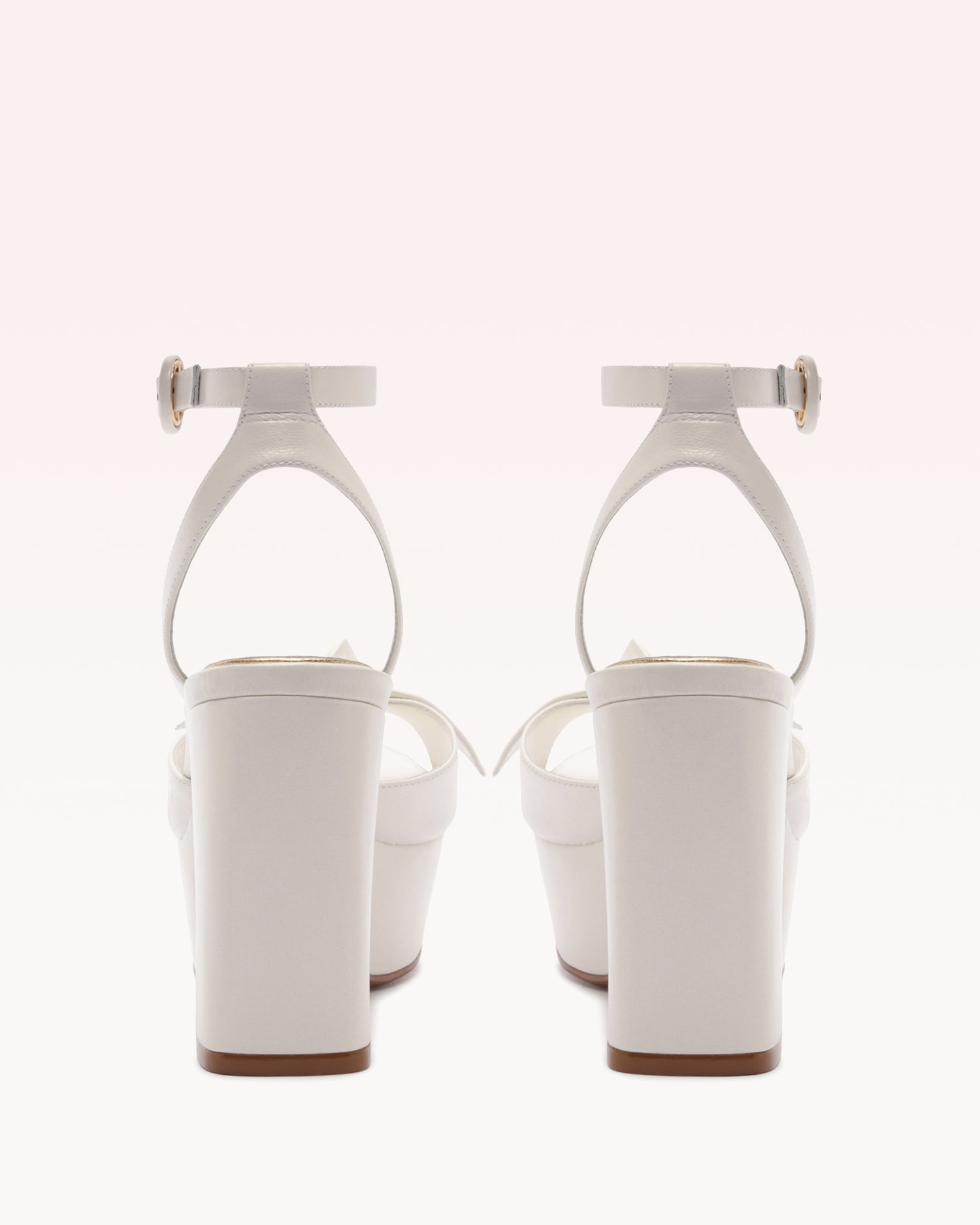 Clarita Tie Platform Ivory