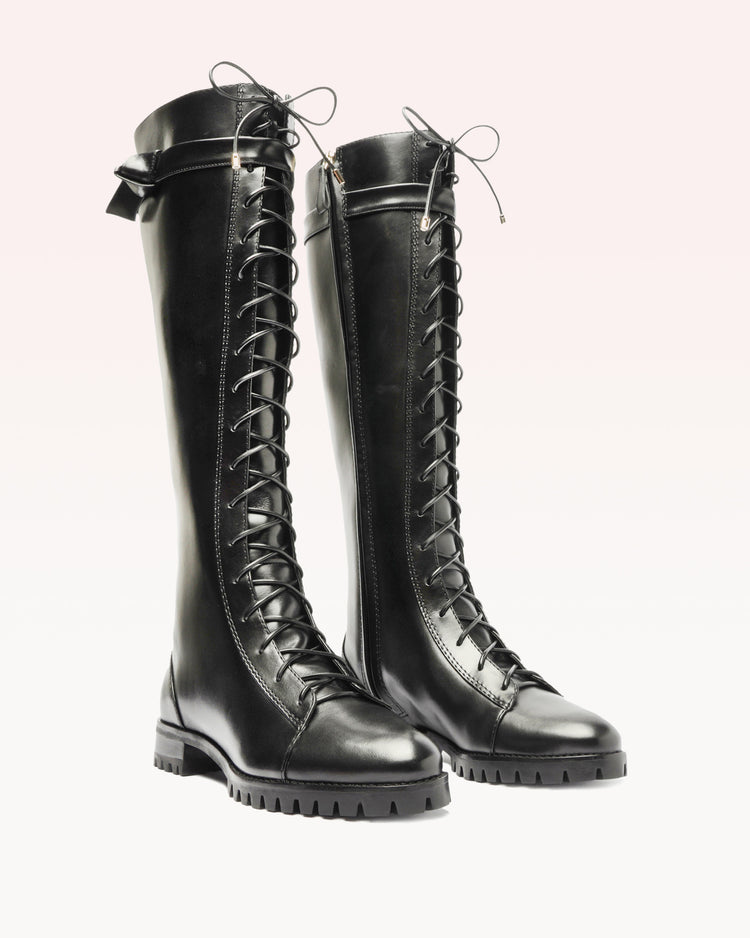Evelyn Waterproof Combat Boot Black Boots F/23   