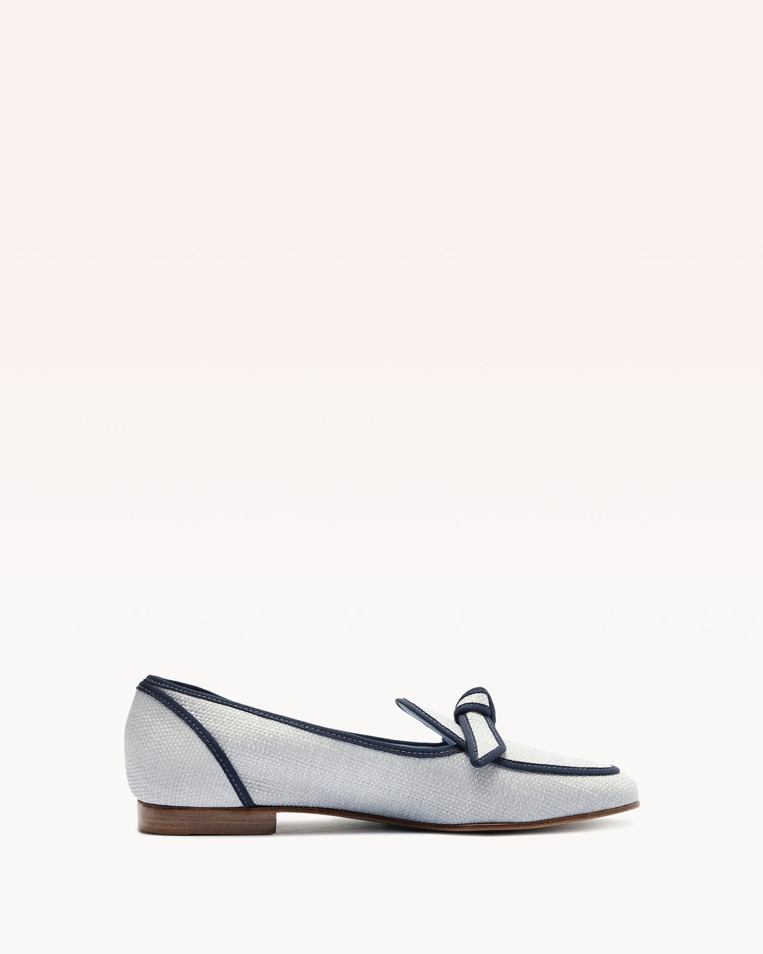 Grosgrain Raffia Loafer Loafers R/25 35 Serene Blue/Oceana Synthetic