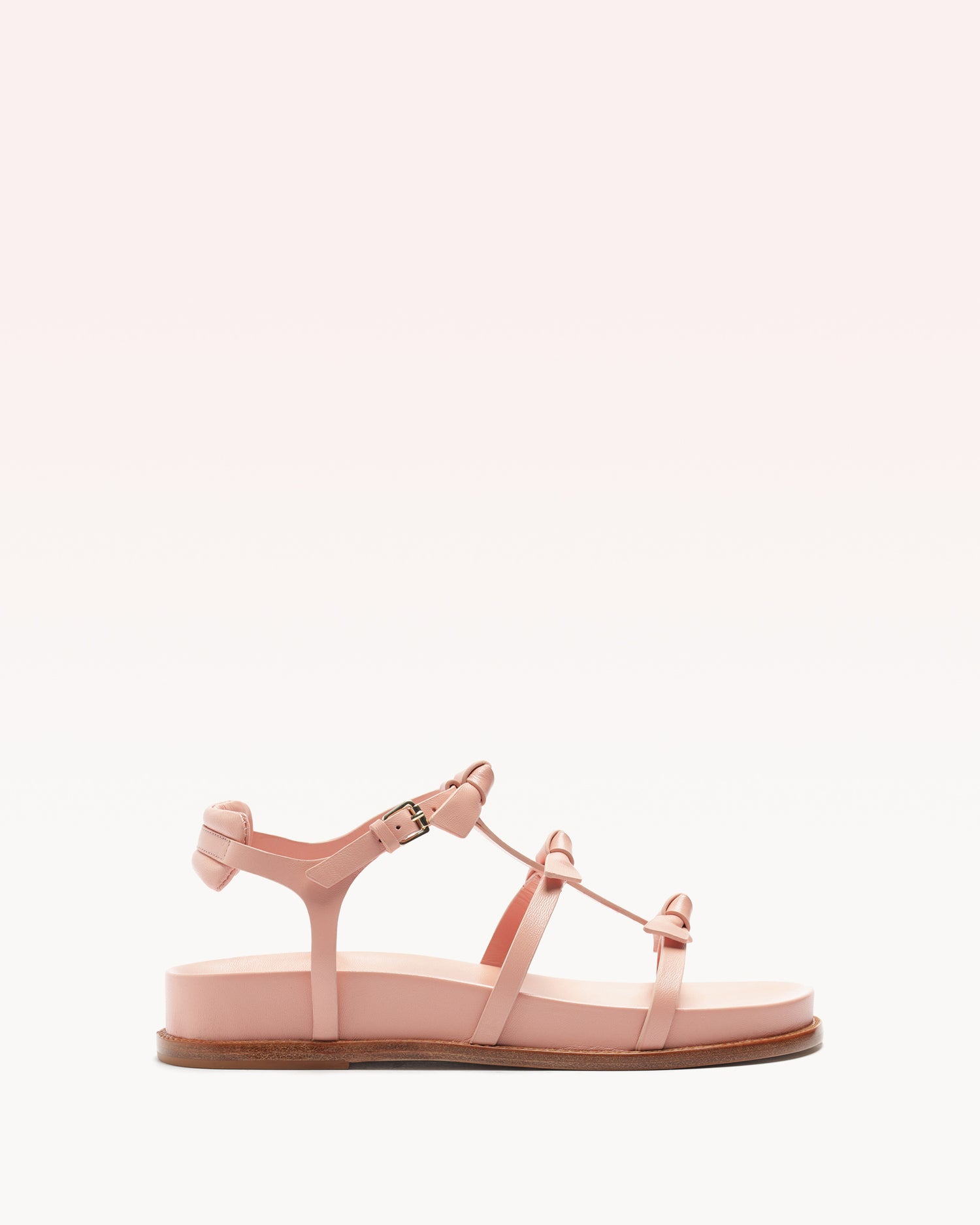 Slim Lolita Sandal Flats R/25 35 Pink Nappa Leather