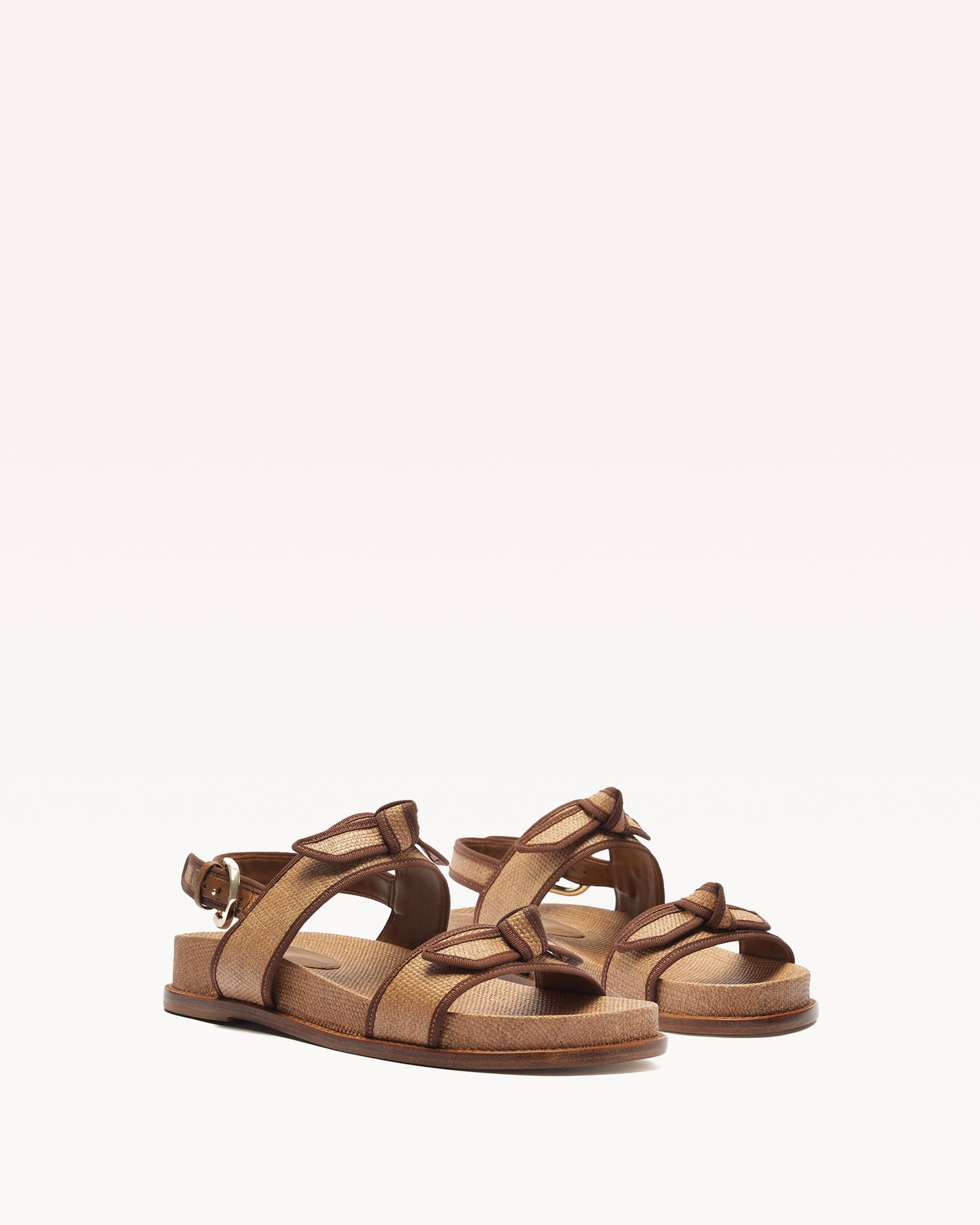 NAKED WOLFE★SURF RAFFIA ラフィア レザー サンダル ストラップ Surf Raffia Black | Parallel