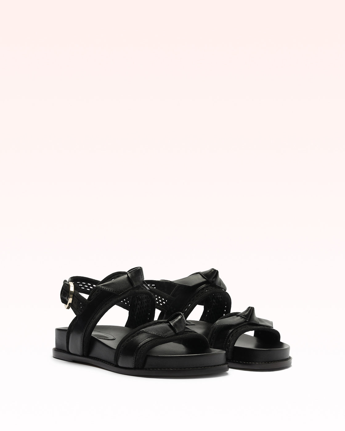 Clarita Laser Sport Sandal Black Sandals R/26
