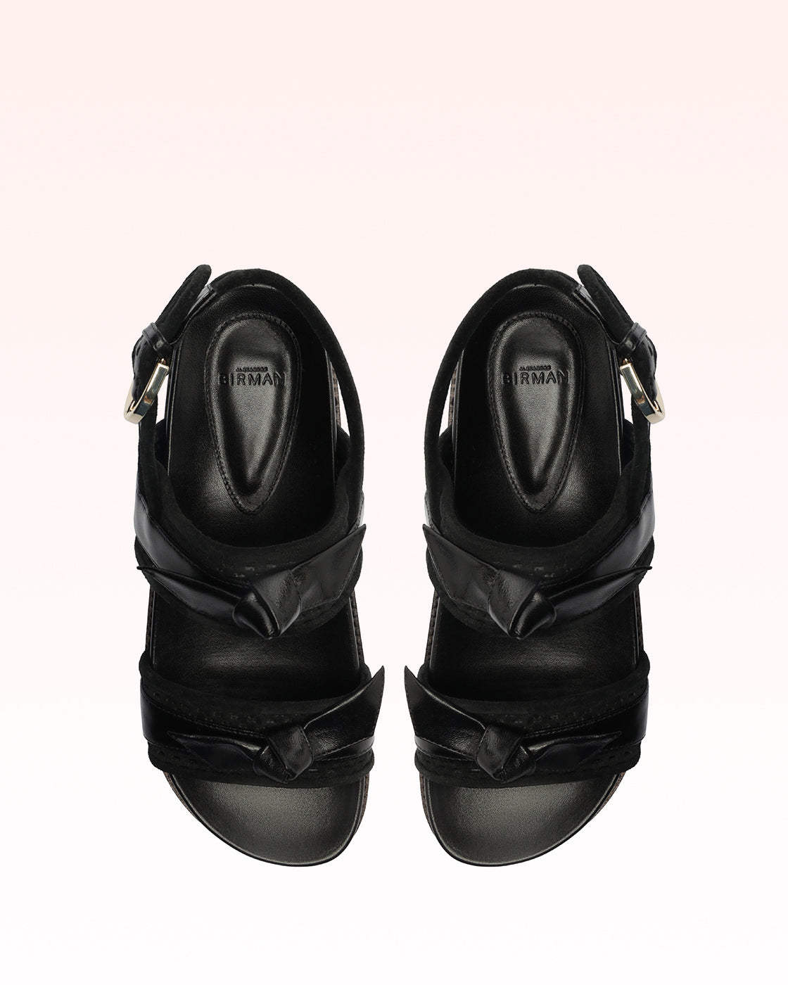 Clarita Laser Sport Sandal Black Sandals R/26