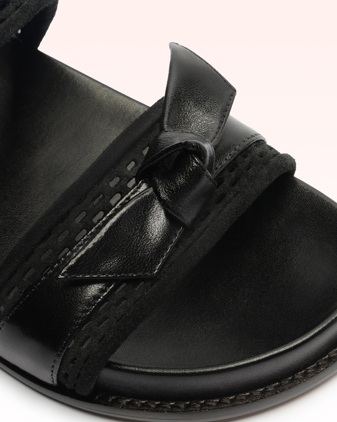 Clarita Laser Sport Sandal Black Sandals R/26