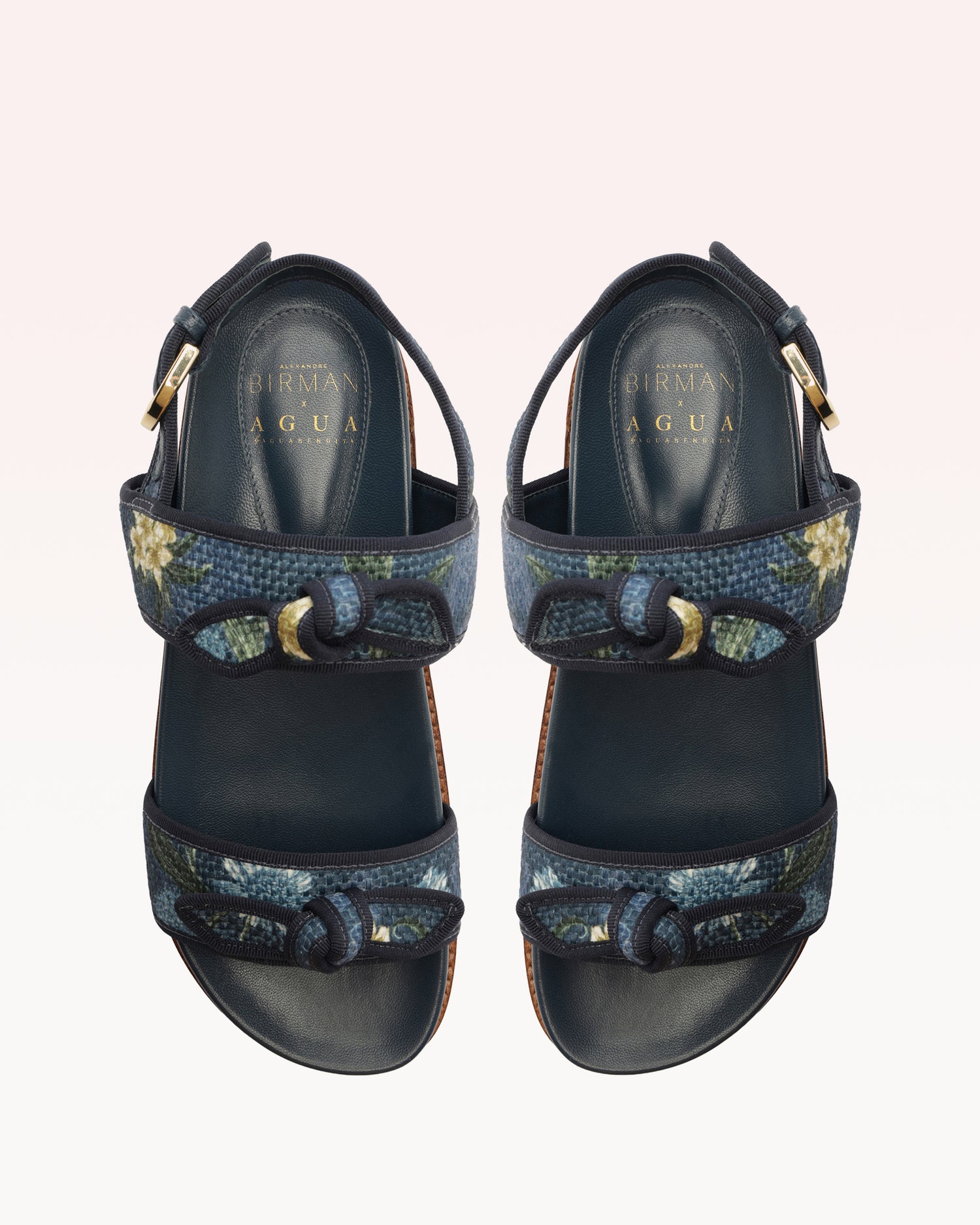 Grossgrain Raffia Sport Sandal Laguna Flats R/26