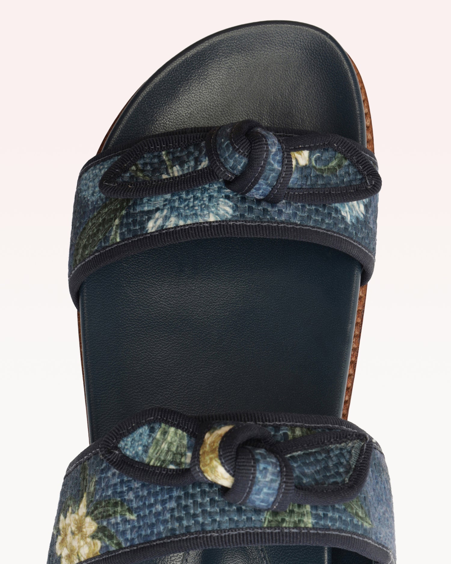 Grossgrain Raffia Sport Sandal Laguna Flats R/26