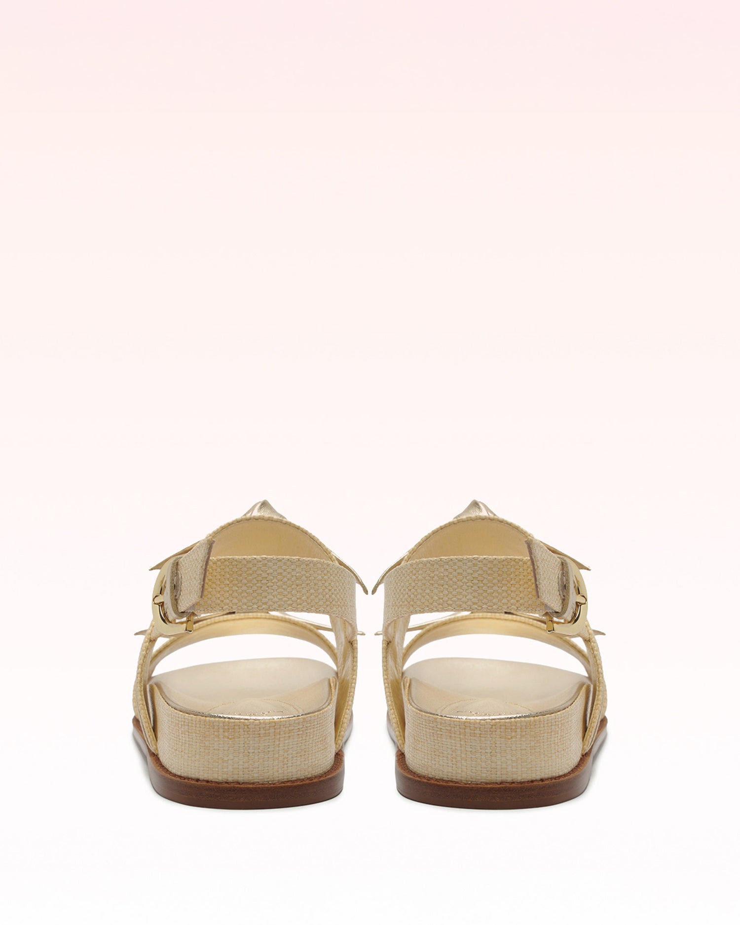 Clarita Raffia Sport Sandal Golden