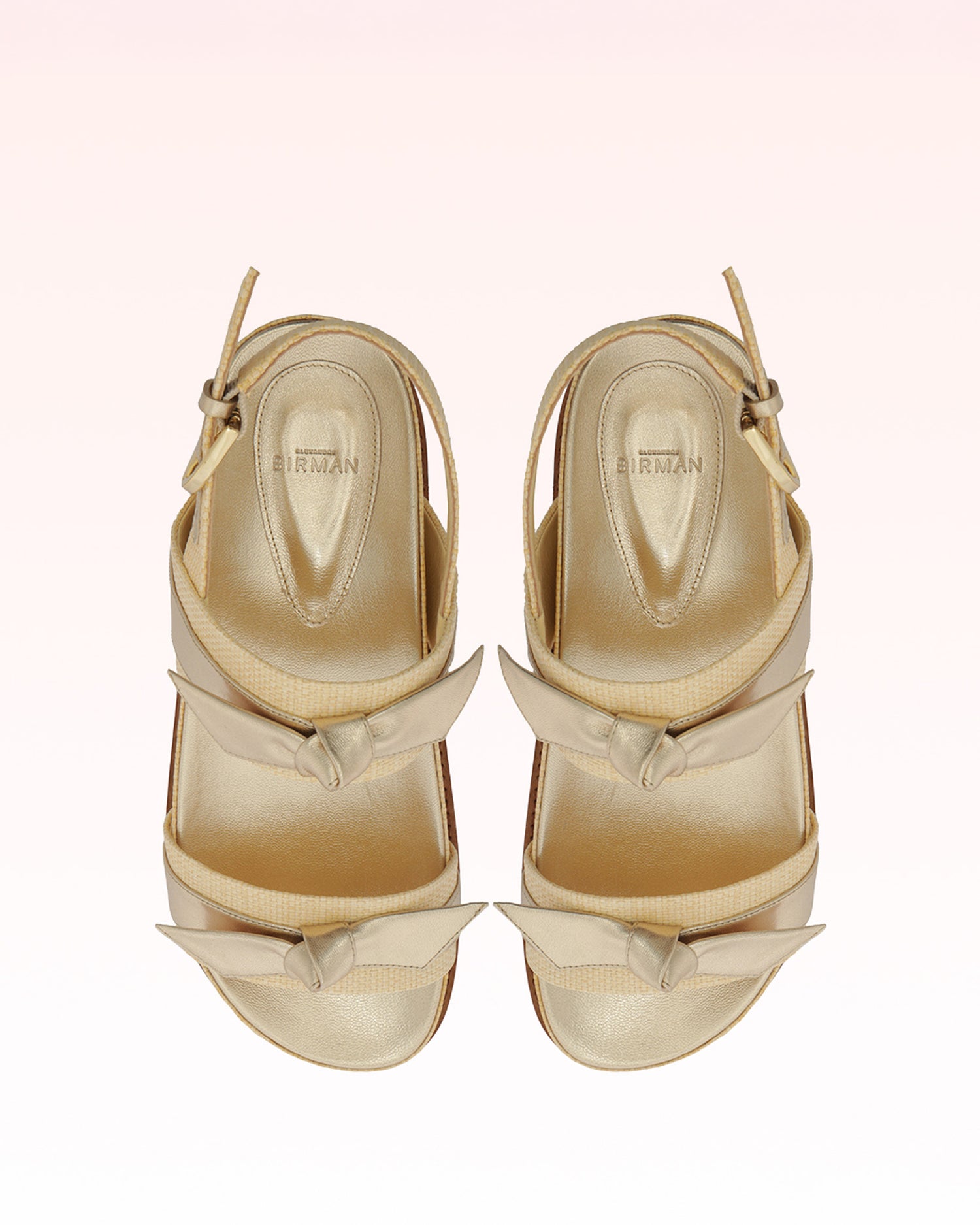 Clarita Raffia Sport Sandal Golden