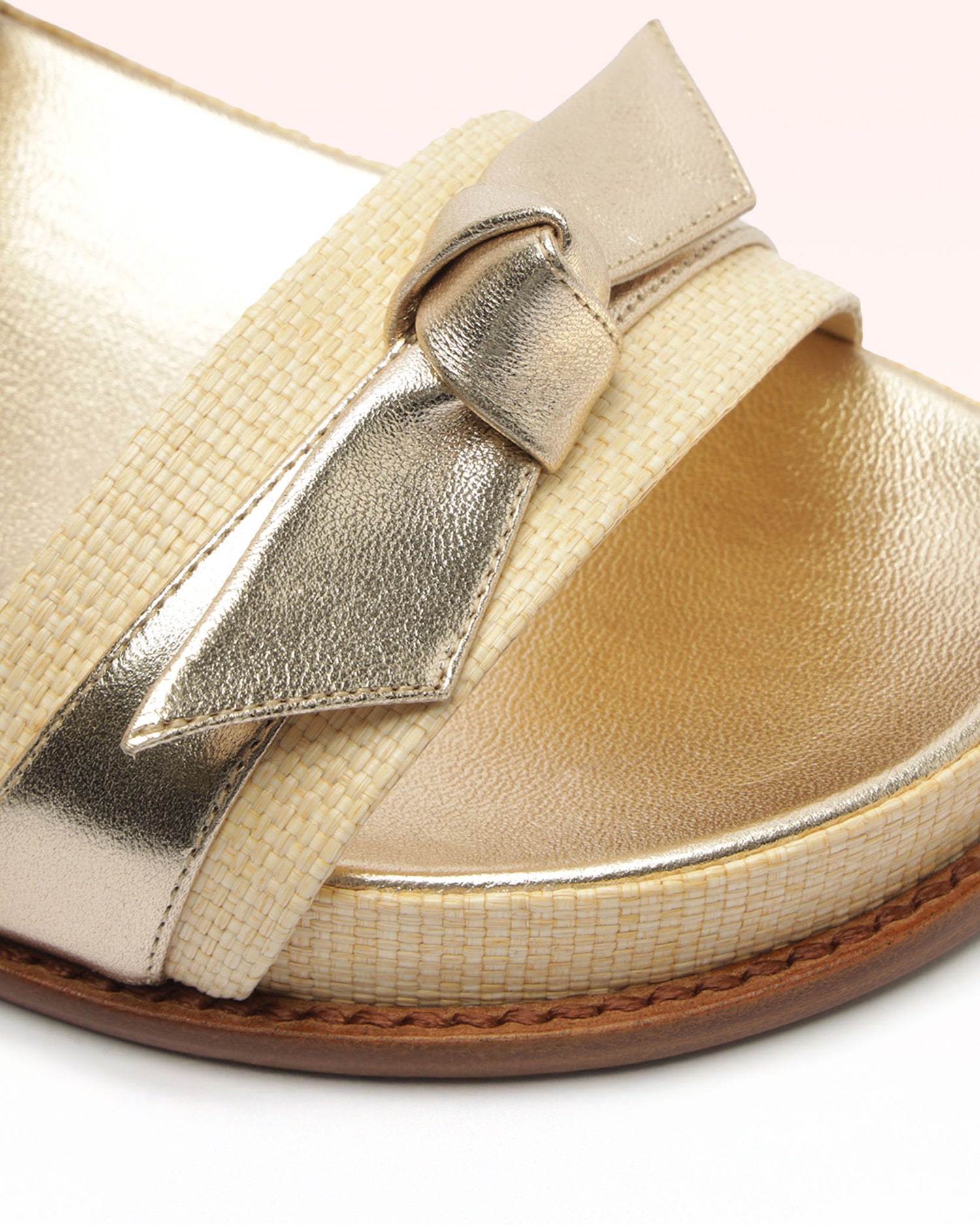Clarita Raffia Sport Sandal Golden