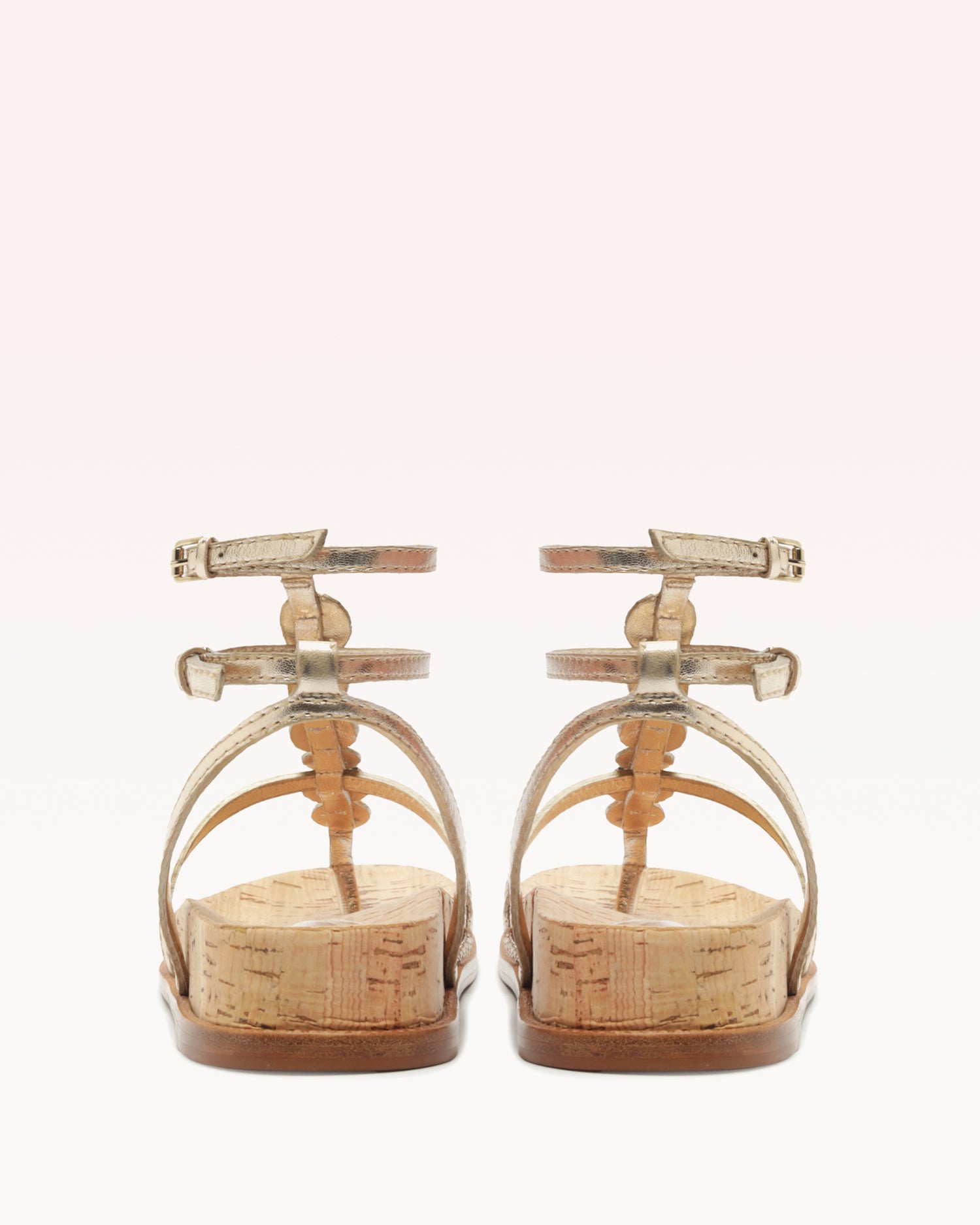 Jade Golden Flat Flat Sandals S/25