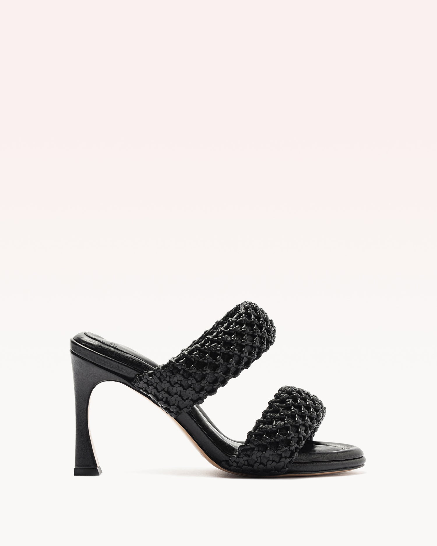 Lilla Woven 85 Sandals R/25 35 Black Nappa