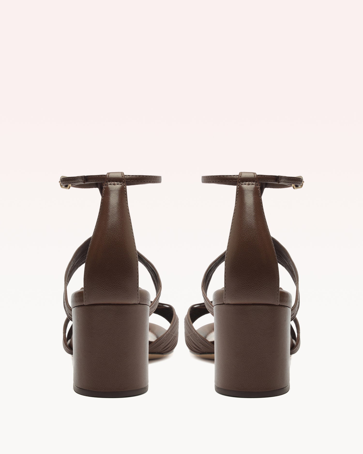 Olga Block 60 Brown Sandals P/25