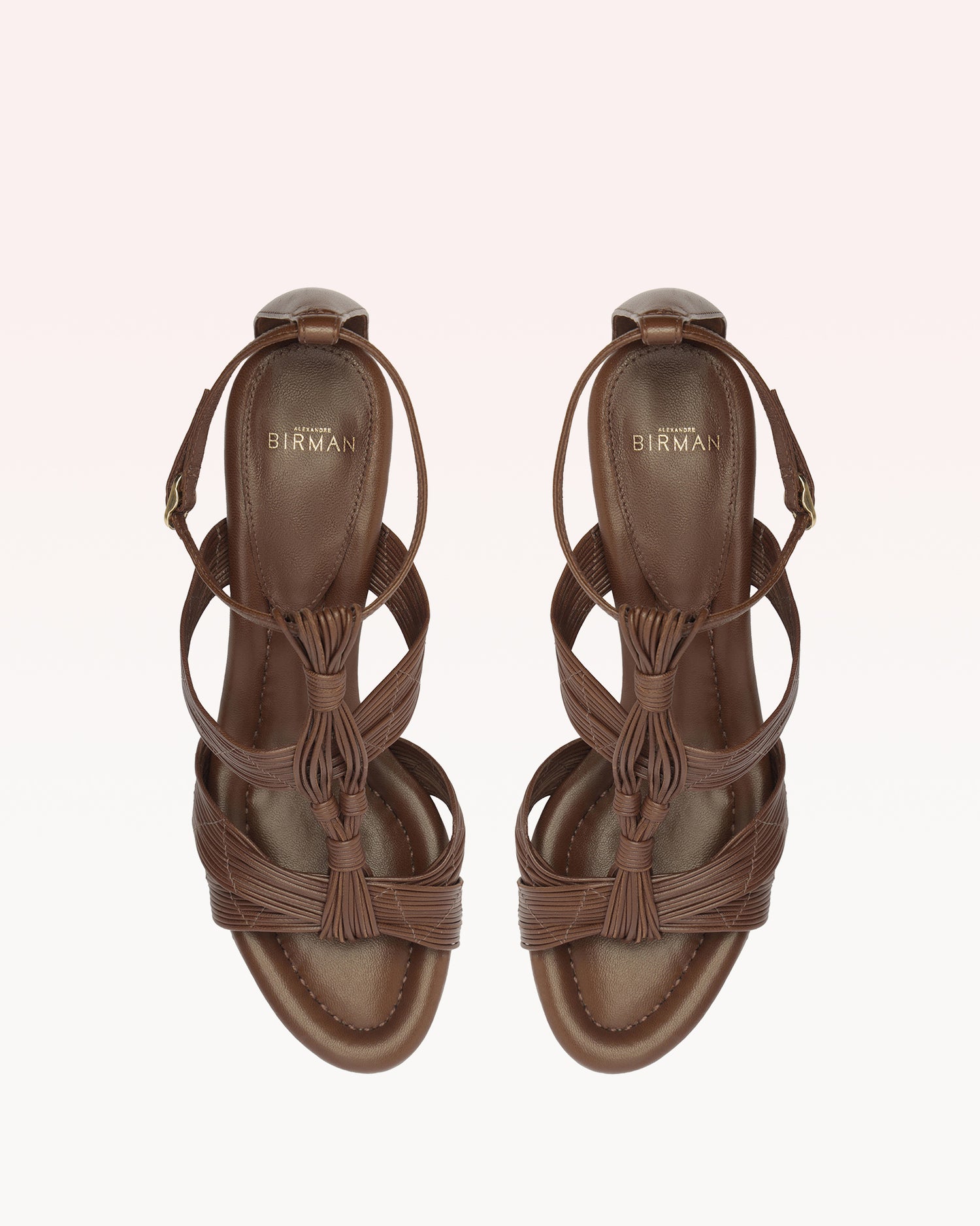 Olga Block 60 Brown Sandals P/25