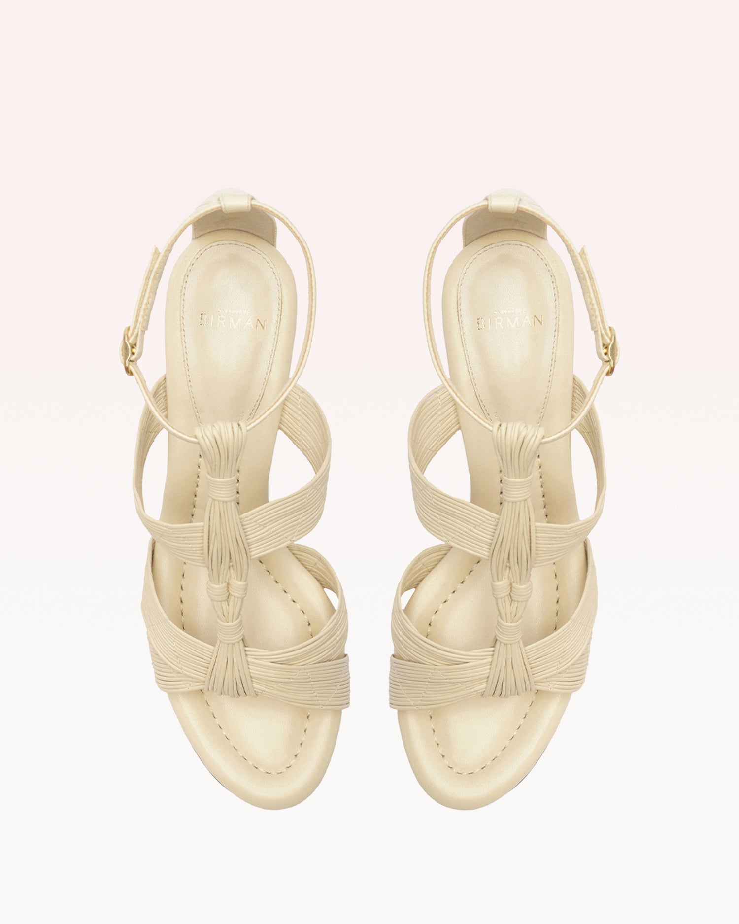 Olga Block 60 Eggshell Sandals P/25