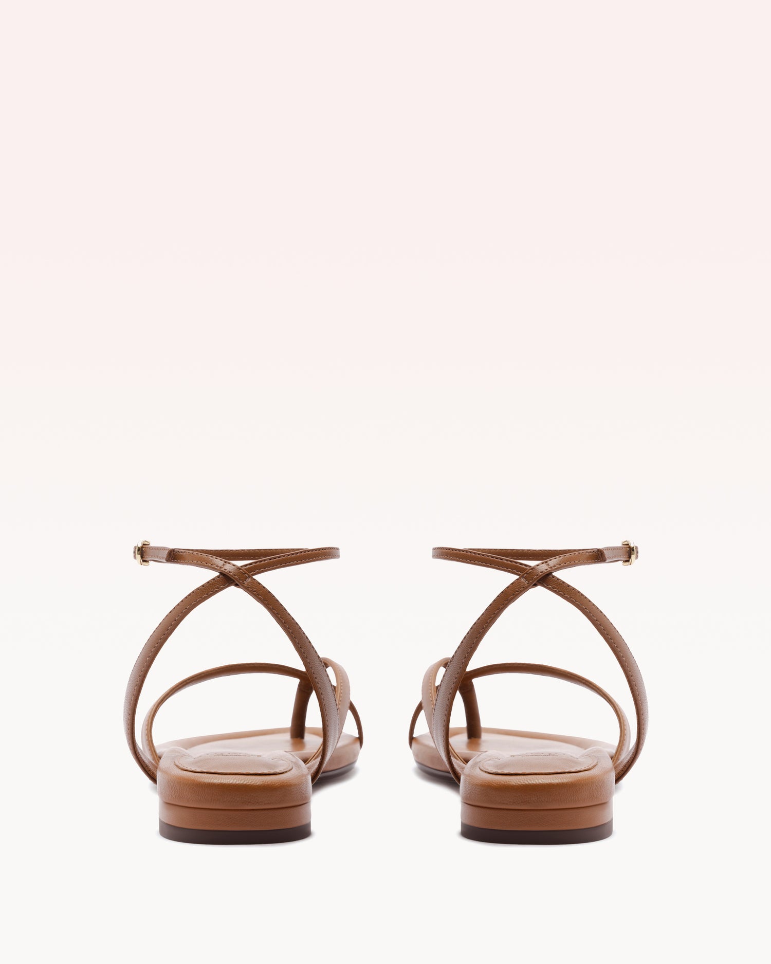 Nelly Square Flat Espresso Sandals R/26