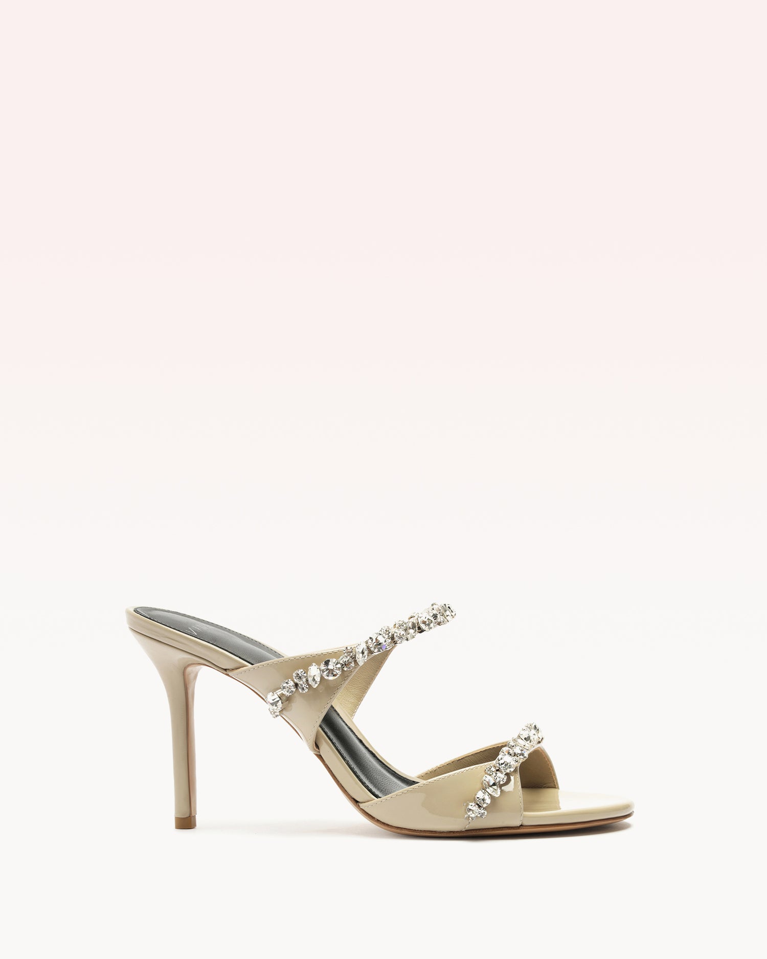 Gianna Crystal 85 Sandals Holiday- R/25 35 Chalk Patent Leather