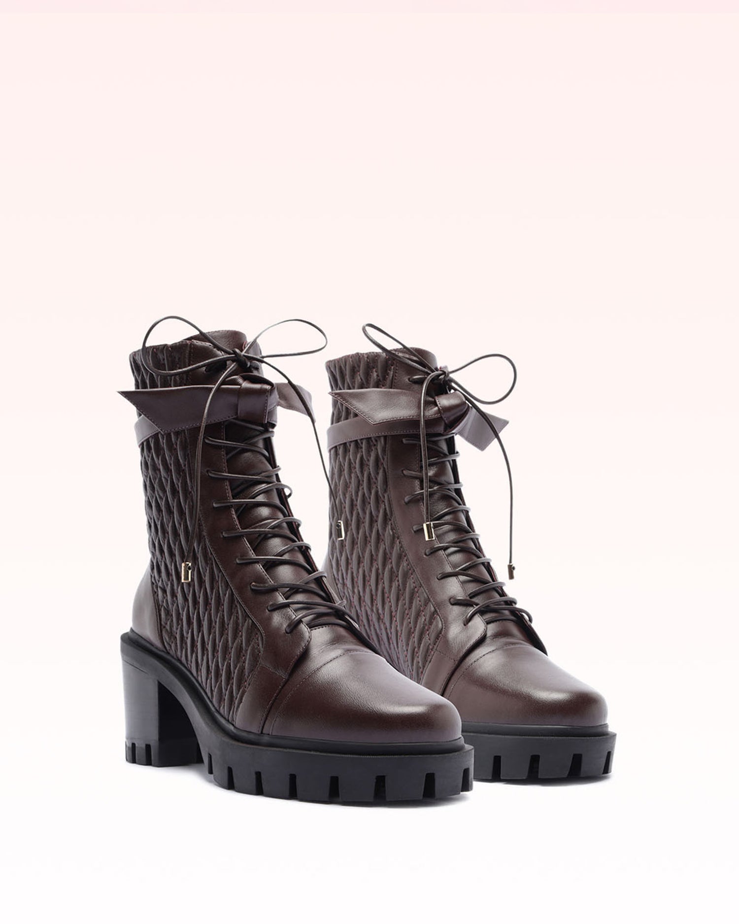 Quilted Clarita Combat 60 Dark Plum