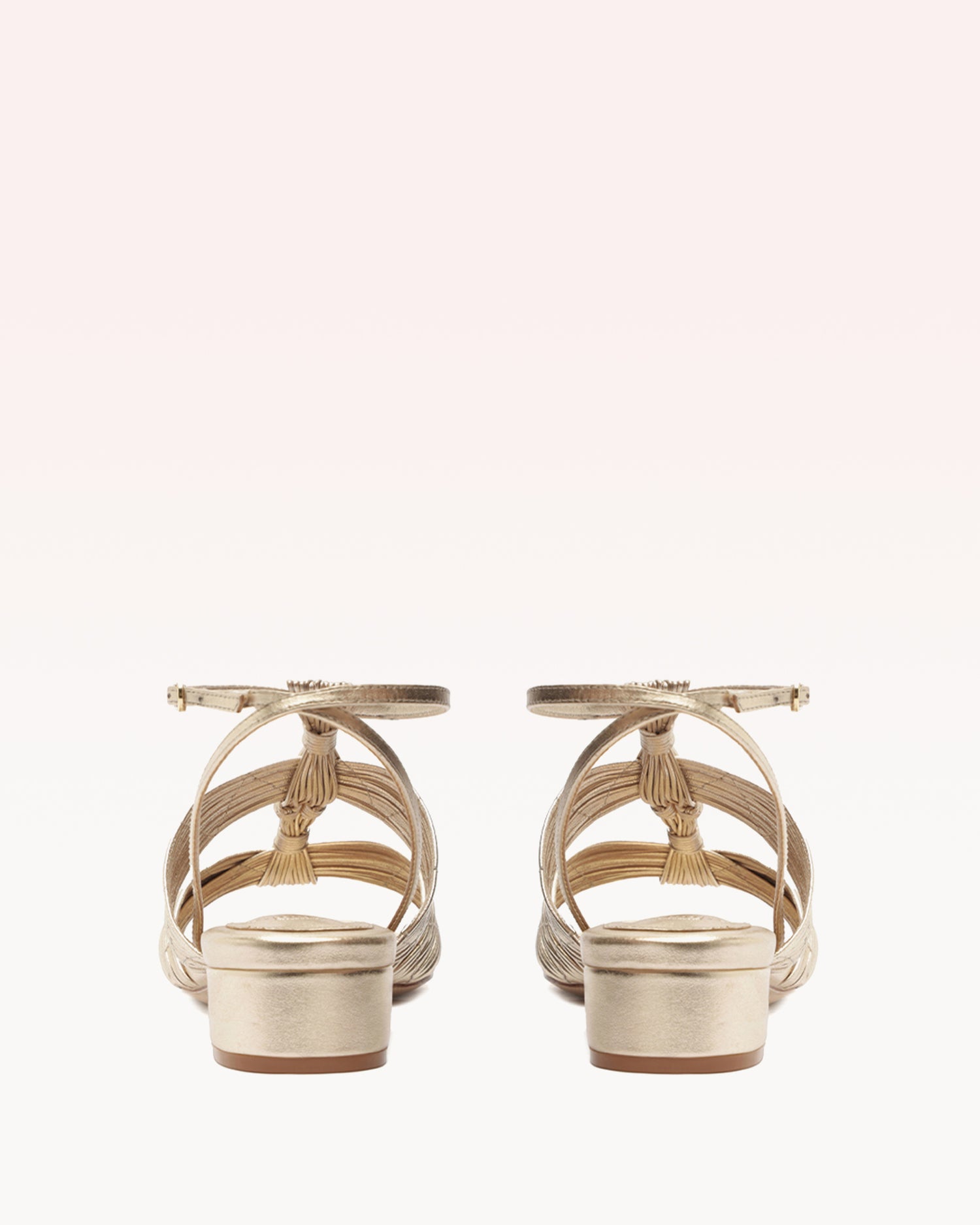 Olga Block 30 Golden Sandals P/25