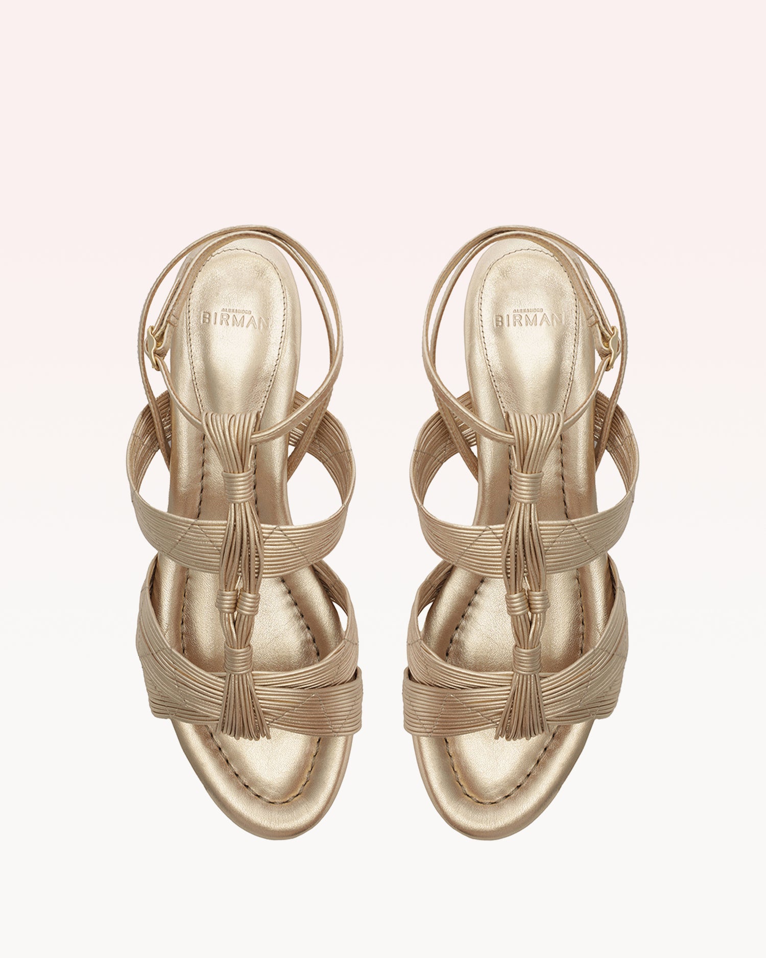 Olga Block 30 Golden Sandals P/25