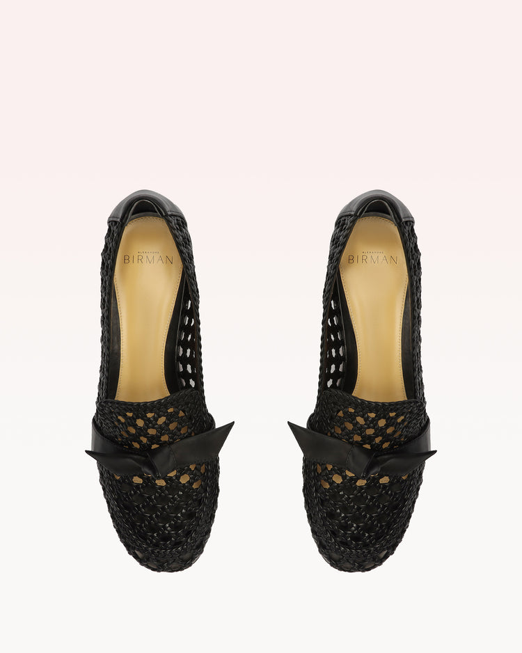 Clarita Basketry Loafer Black Loafers PRE FALL 23   
