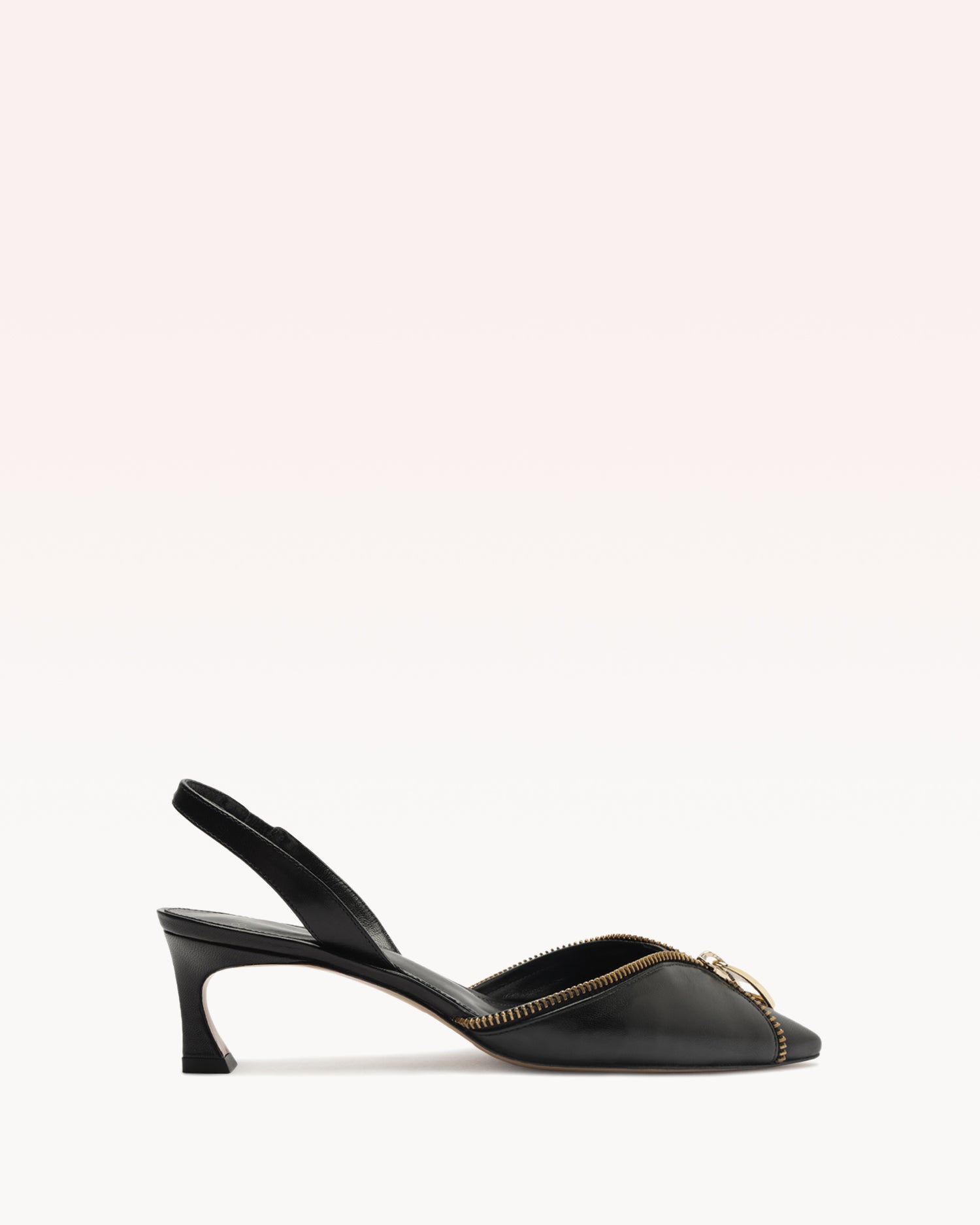 Zoe Slingback 50 Pump Pumps F/24 35 Black Nappa Leather