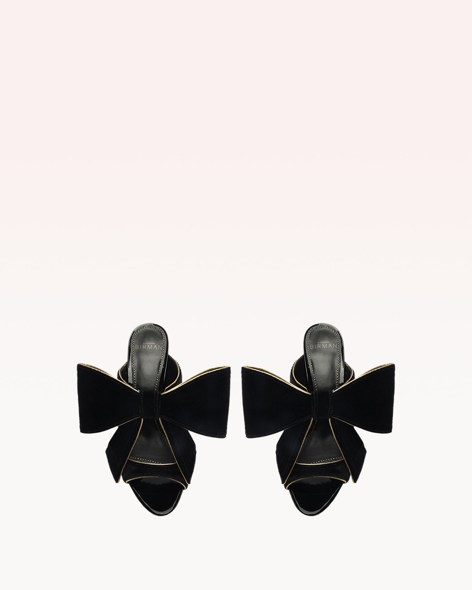 Lupita 85 Velvet Black Sandals F/23   