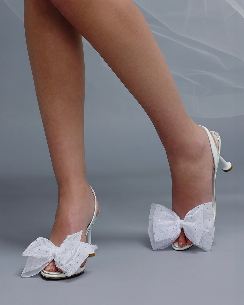 Isabelle Crystals Bridal 85 White Sandals Bridal   