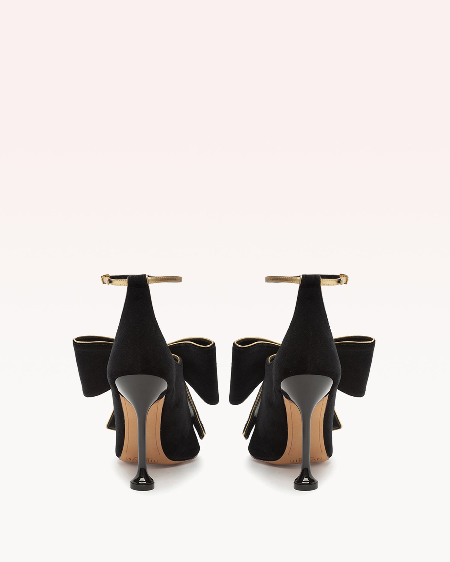 Lupita 100 Velvet Black Sandals F/23   