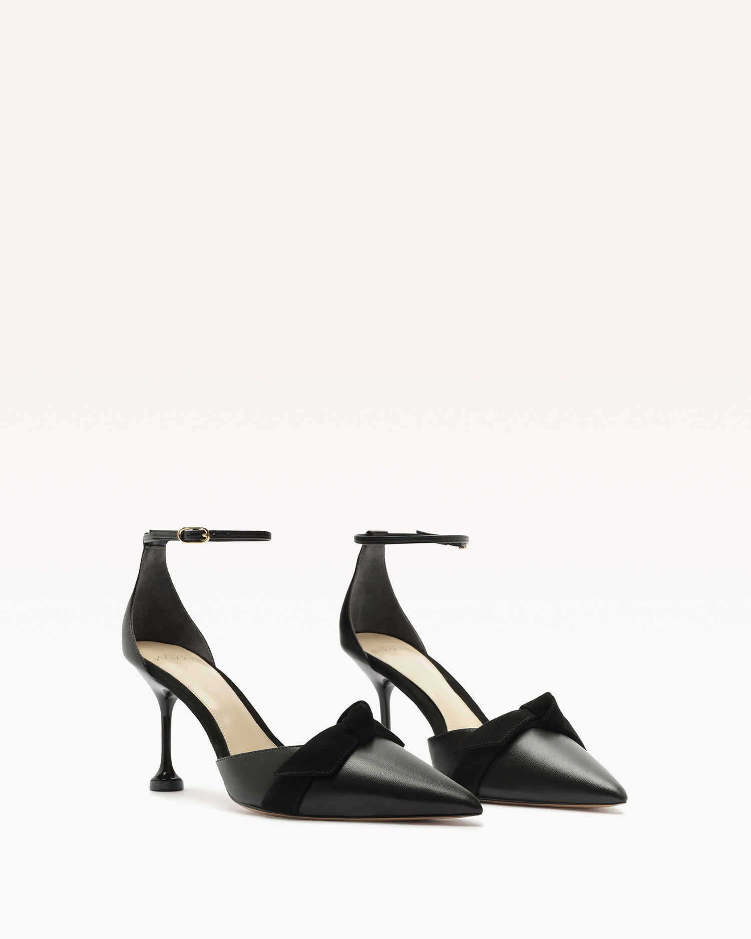 Clarita Flare Pump 85 Black Pumps P/24   