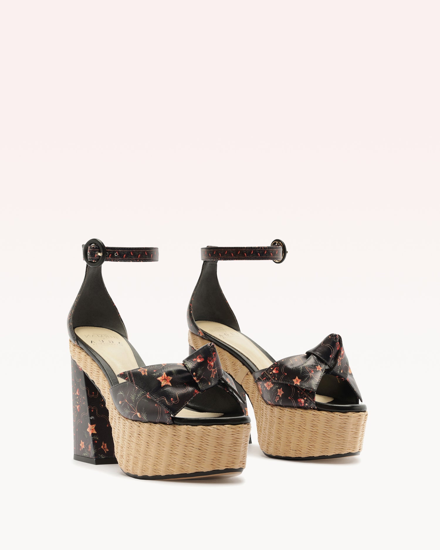 Maxi Clarita Flare Andes Negro Sandals R/26