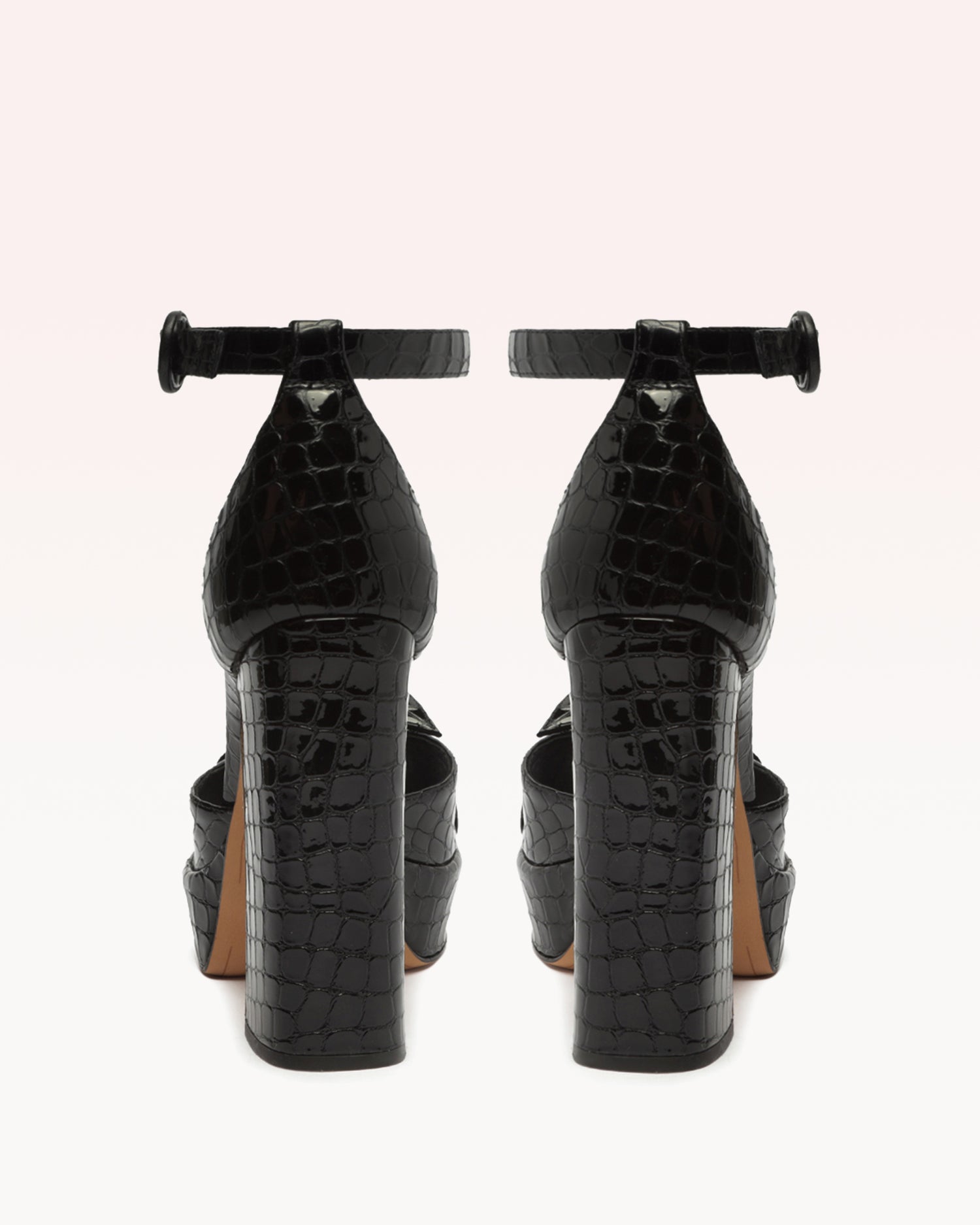 Pepitta 120 Crocco Black Sandals F/23   