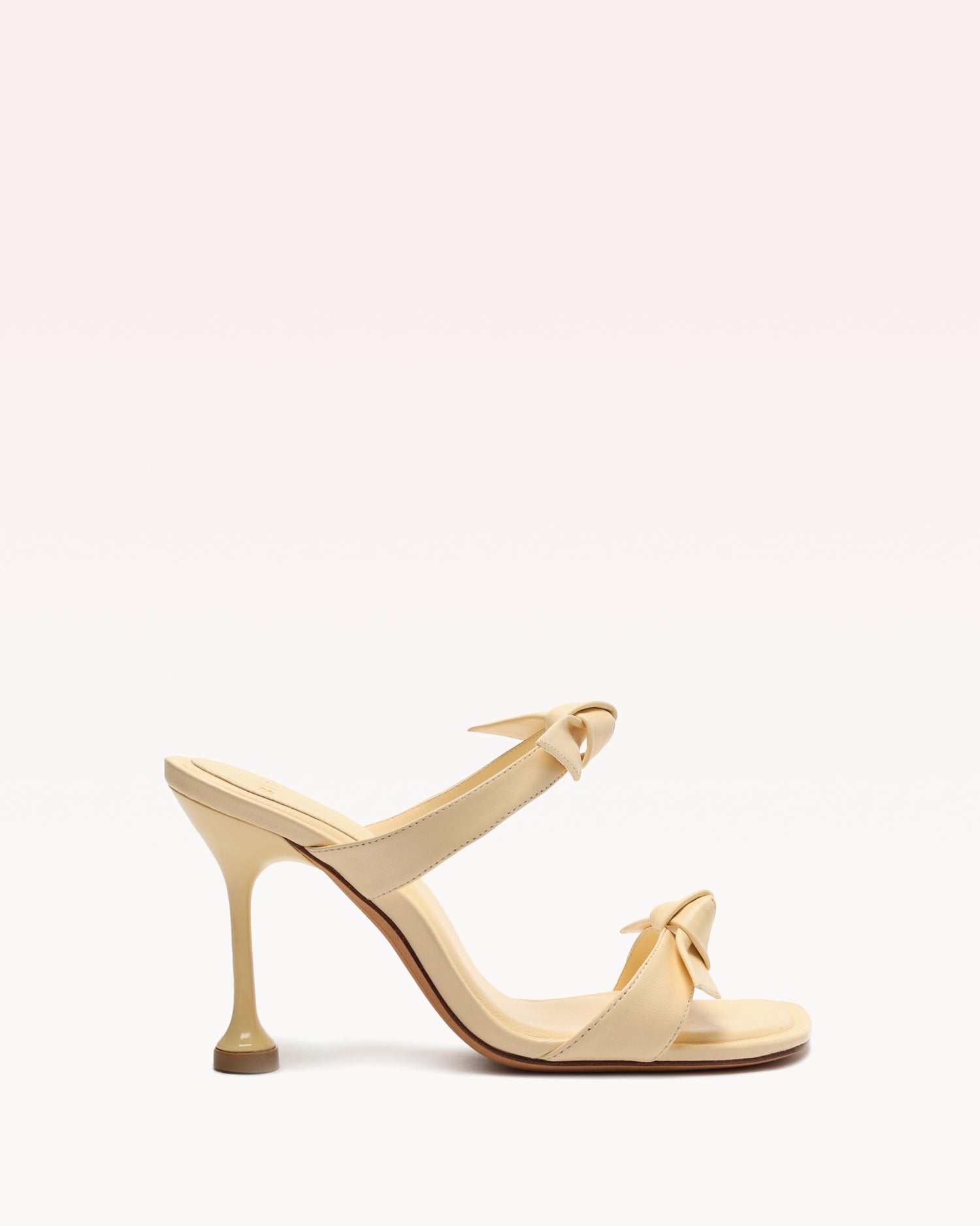 Clarita Square 85 Natural Sandals PRE FALL 23 35 Natural Nappa Leather