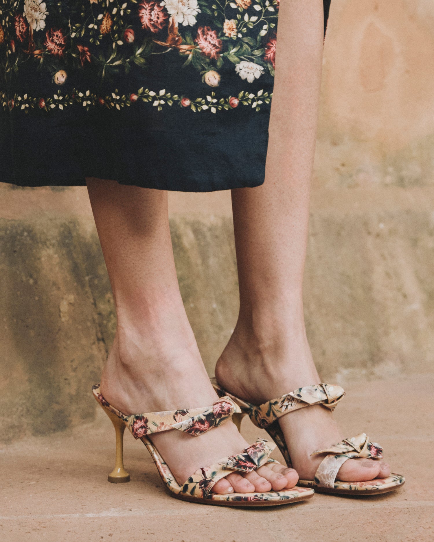 Clarita Square Flare Paramo Sandals Agua Bendita