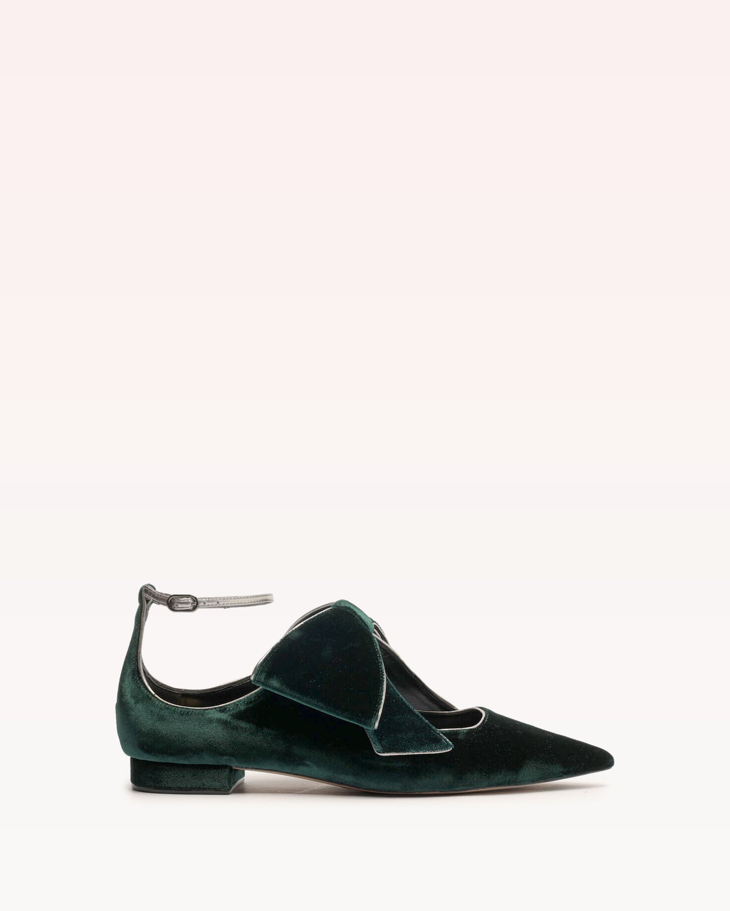 Lupita Ballerina Leather Flat Flats F/24 35 Green Leather