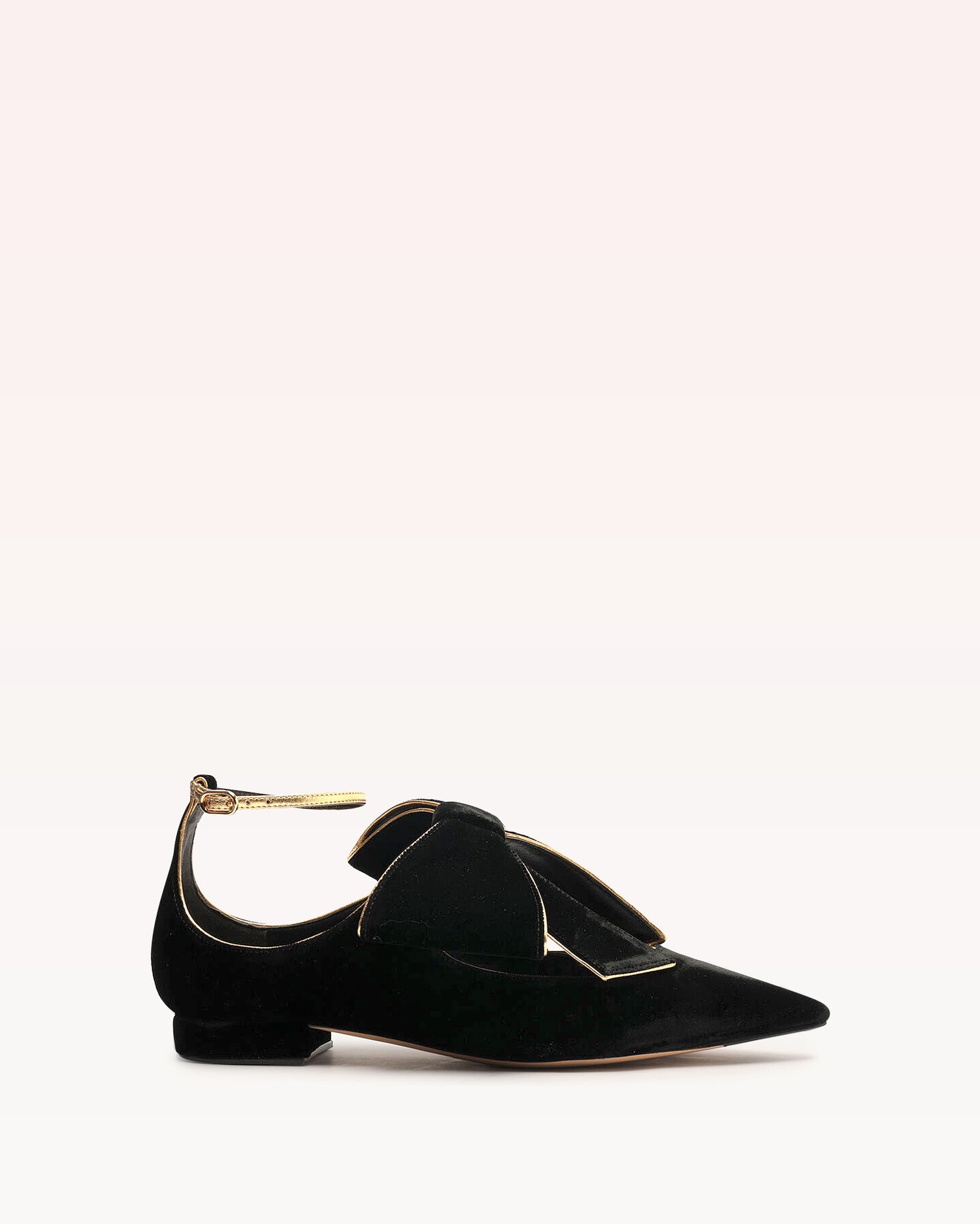 Lupita Ballerina Leather Flat Flats F/24 35 Oro Leather