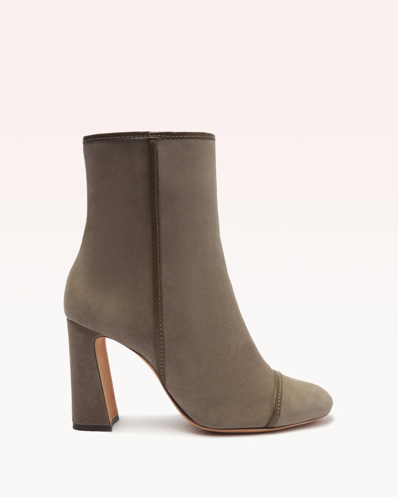 Samsa Bootie 90 Brown Booties PRE FALL 23 35 Brown Suede & Nappa Leather