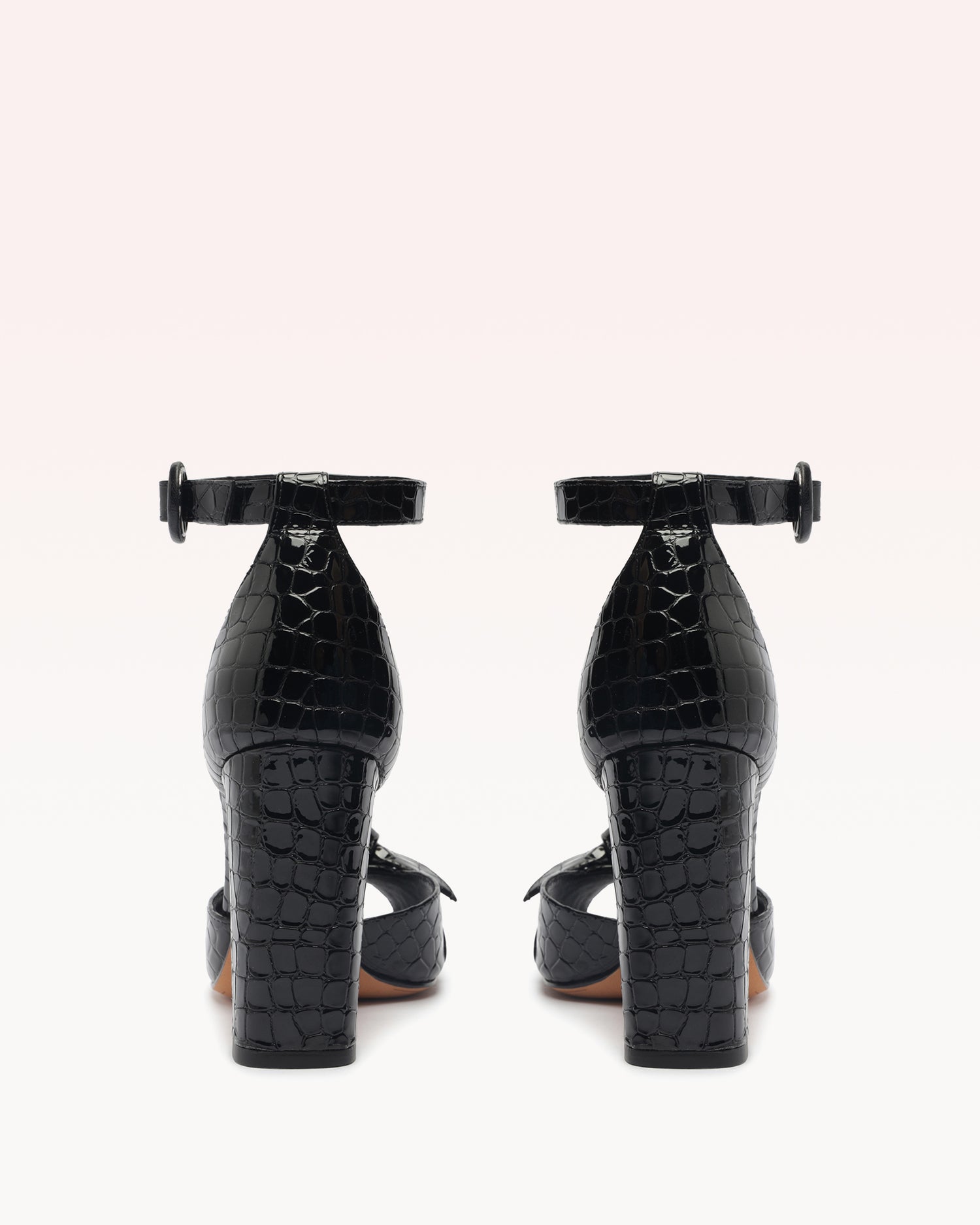 Pepitta 90 Crocco Black Sandals F/23   