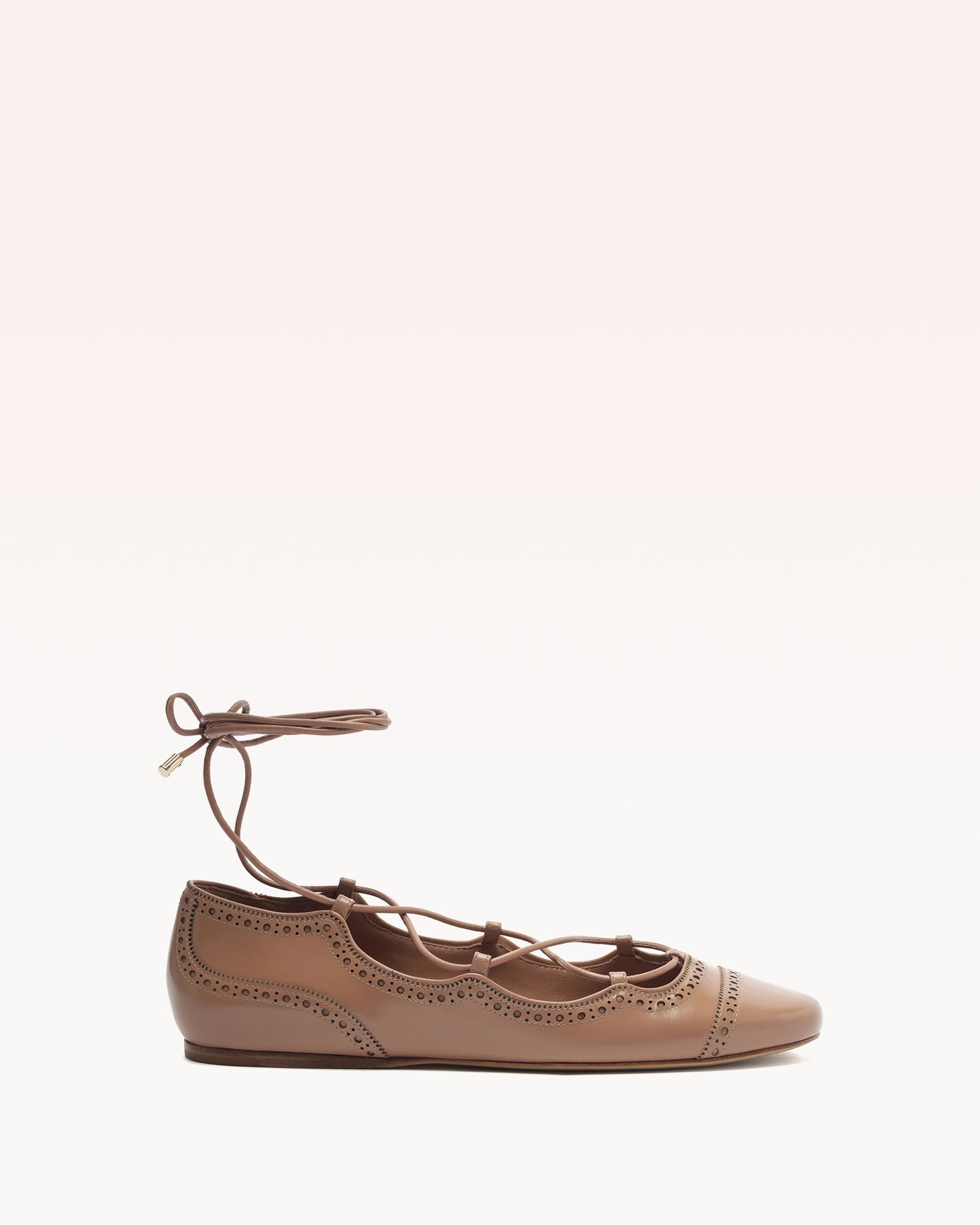 Lace Up Brogue Roma Flats P/25 35 Roma Soft Box