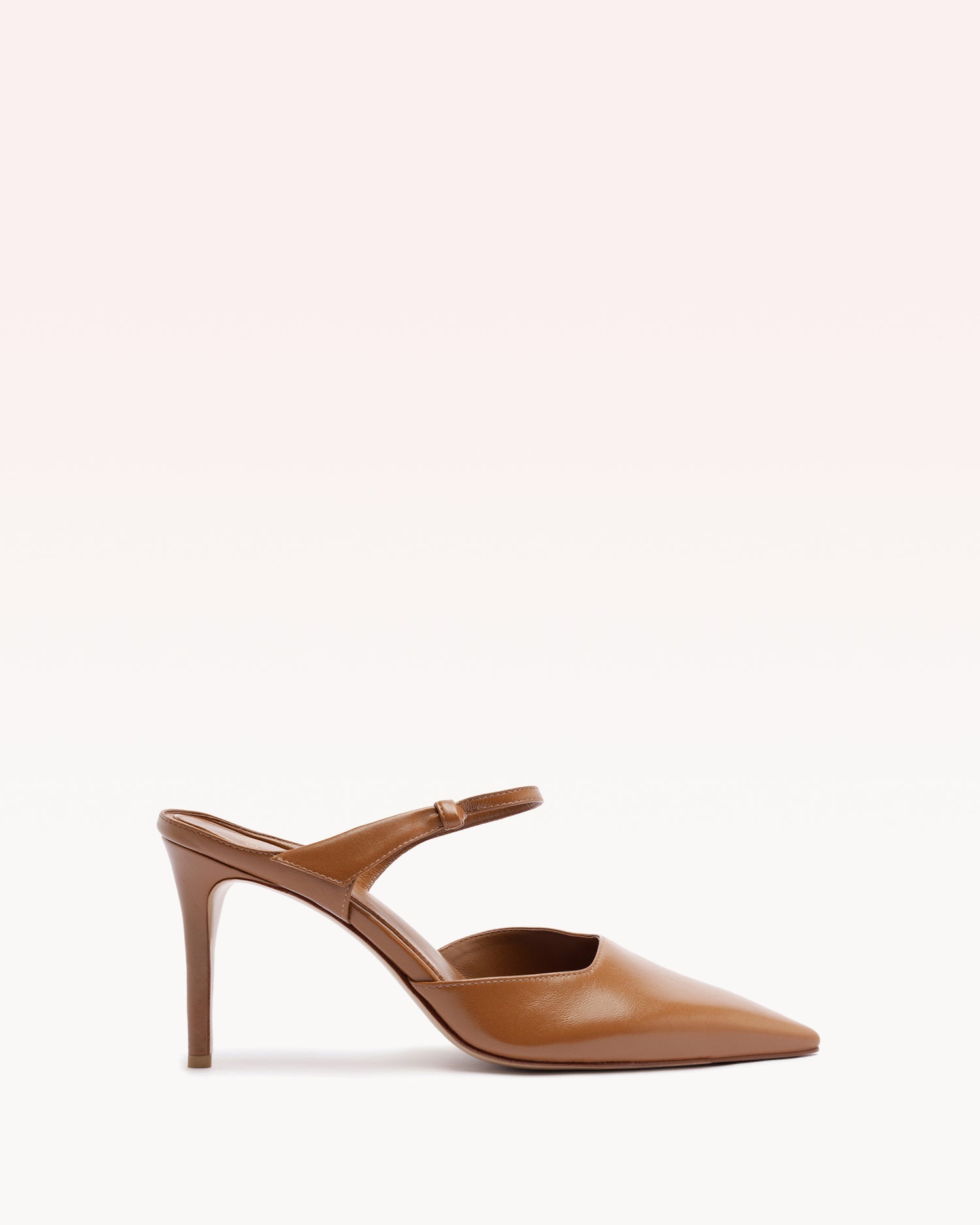 Clarita Asymmetric Sling Mule Espresso Pumps R/26