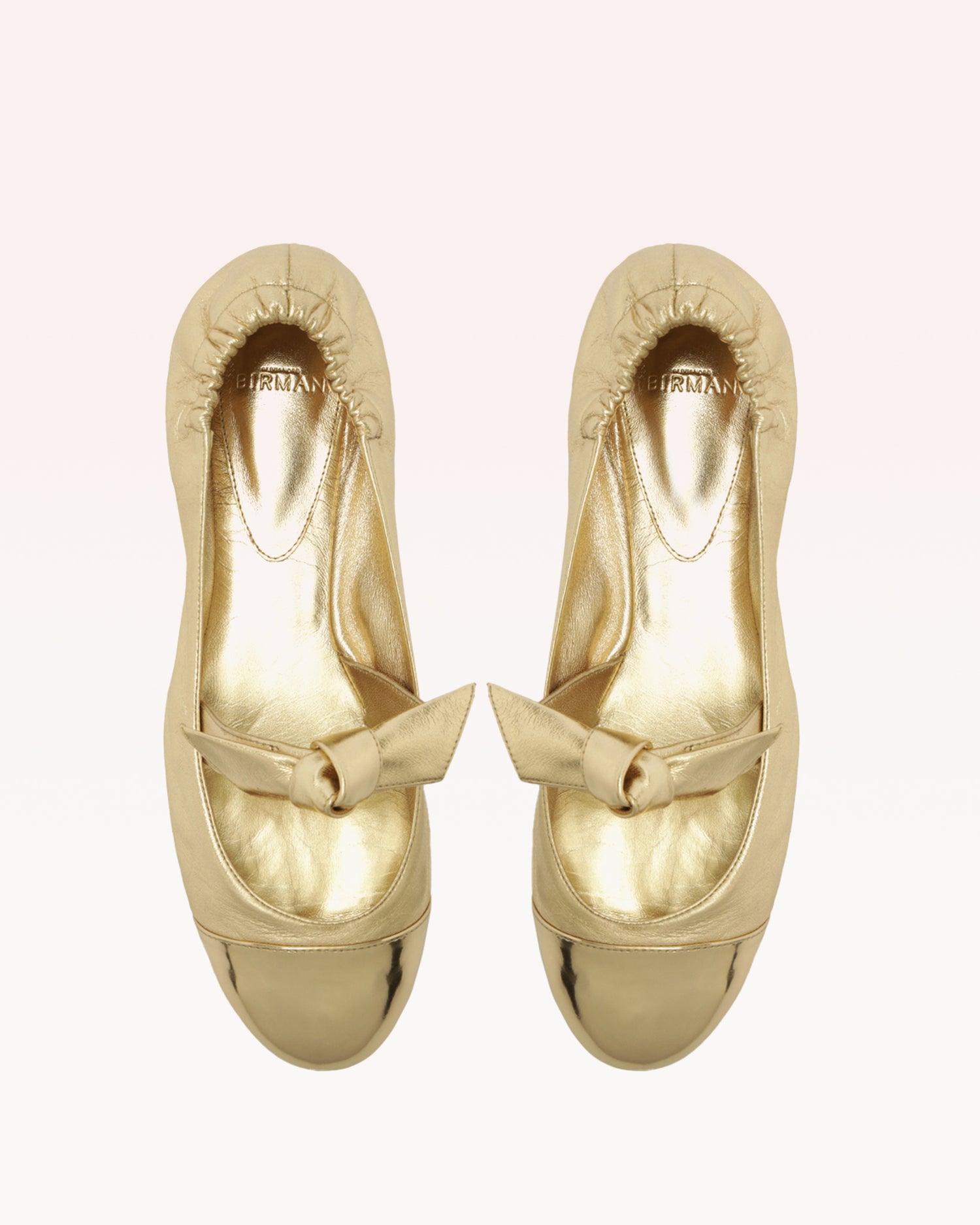 Clarita Ballerina Flat Golden Flats R/24   