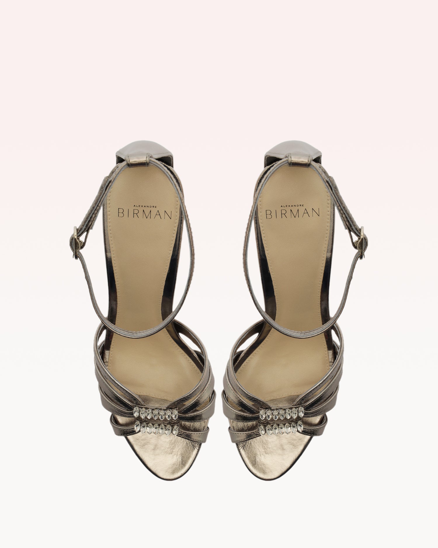 Noelle 85 Crystal Graphite Sandals R/26