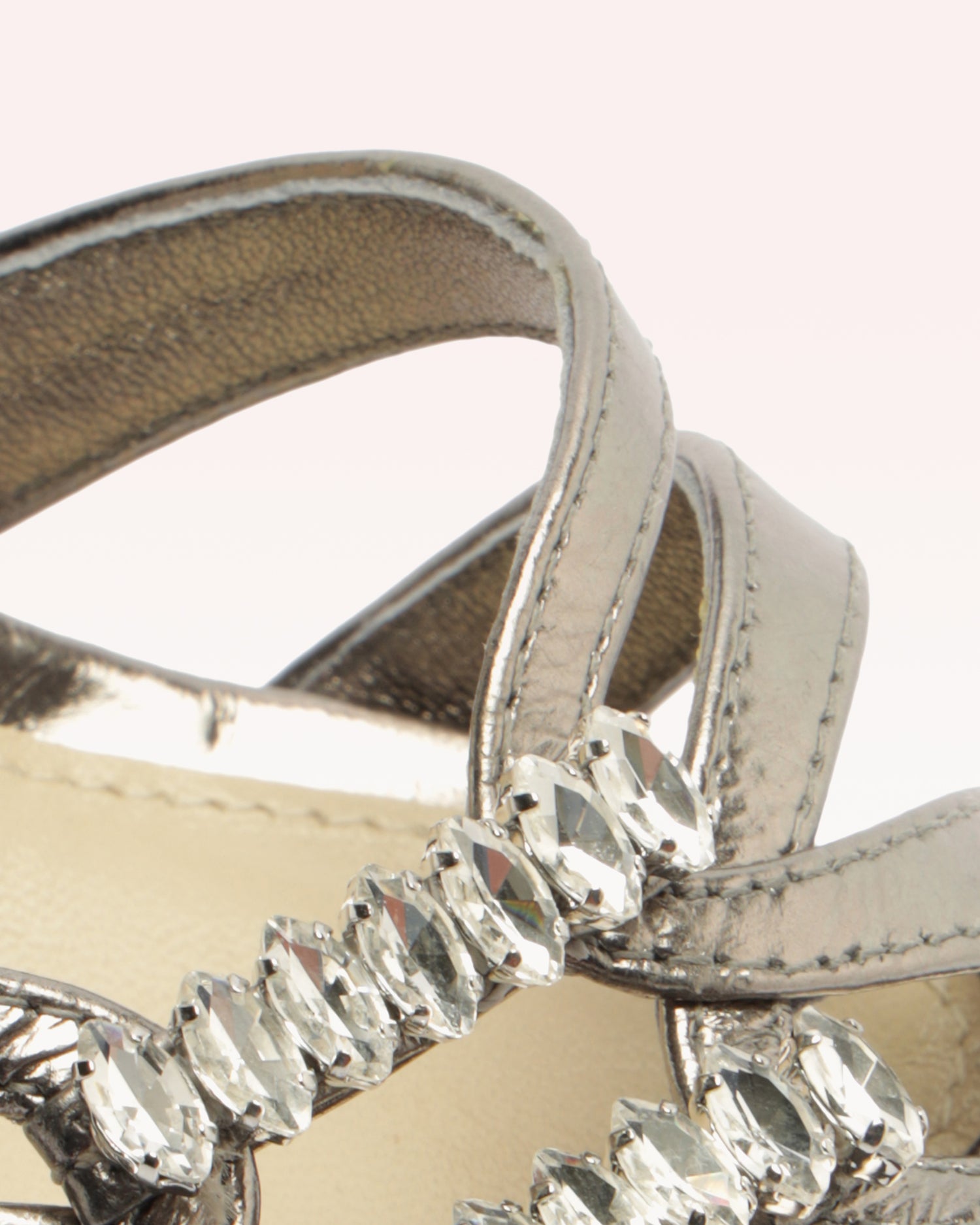 Noelle 85 Crystal Graphite Sandals R/26